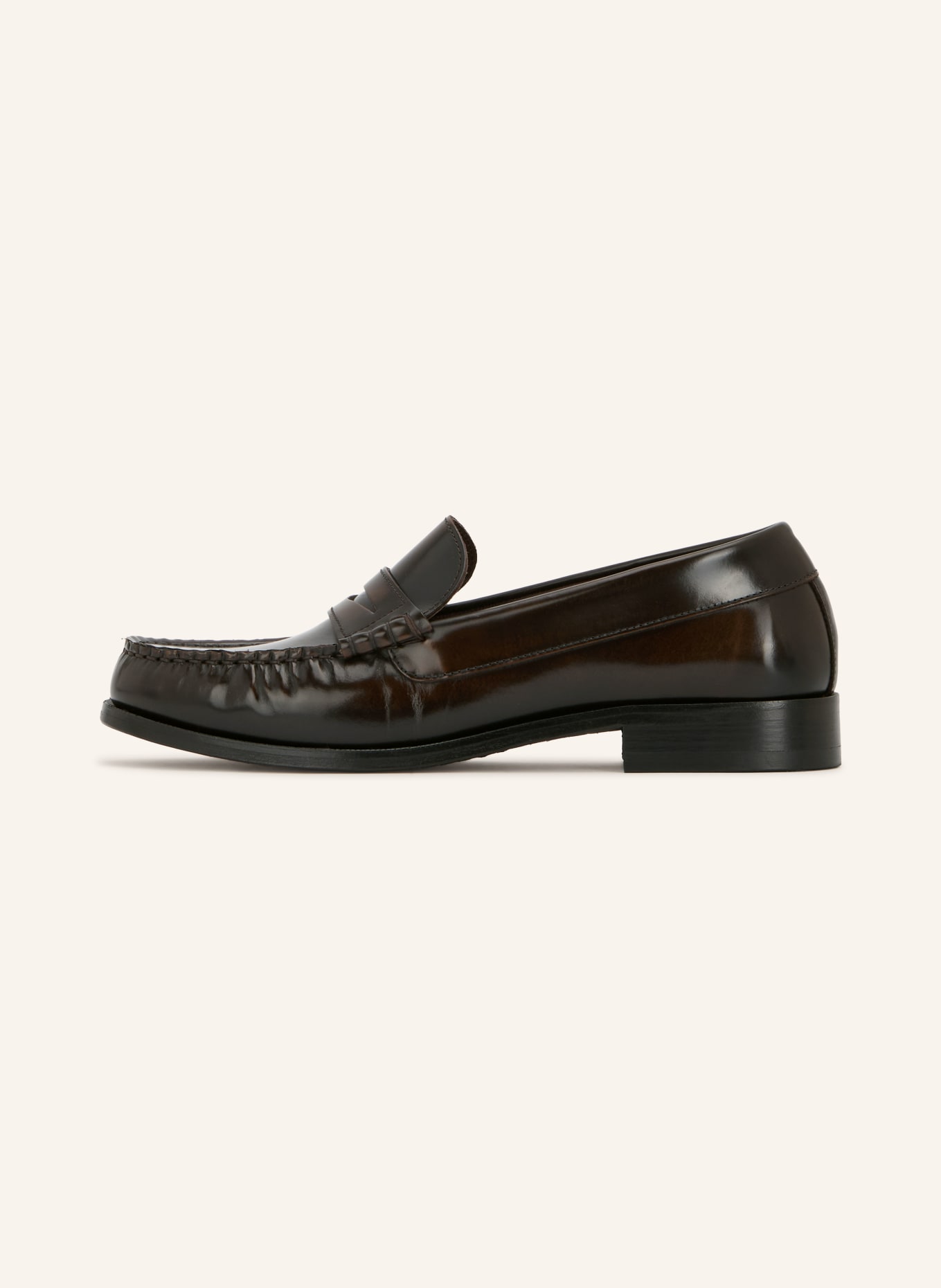 ALOHAS RIVET Penny loafer: DARK BROWN