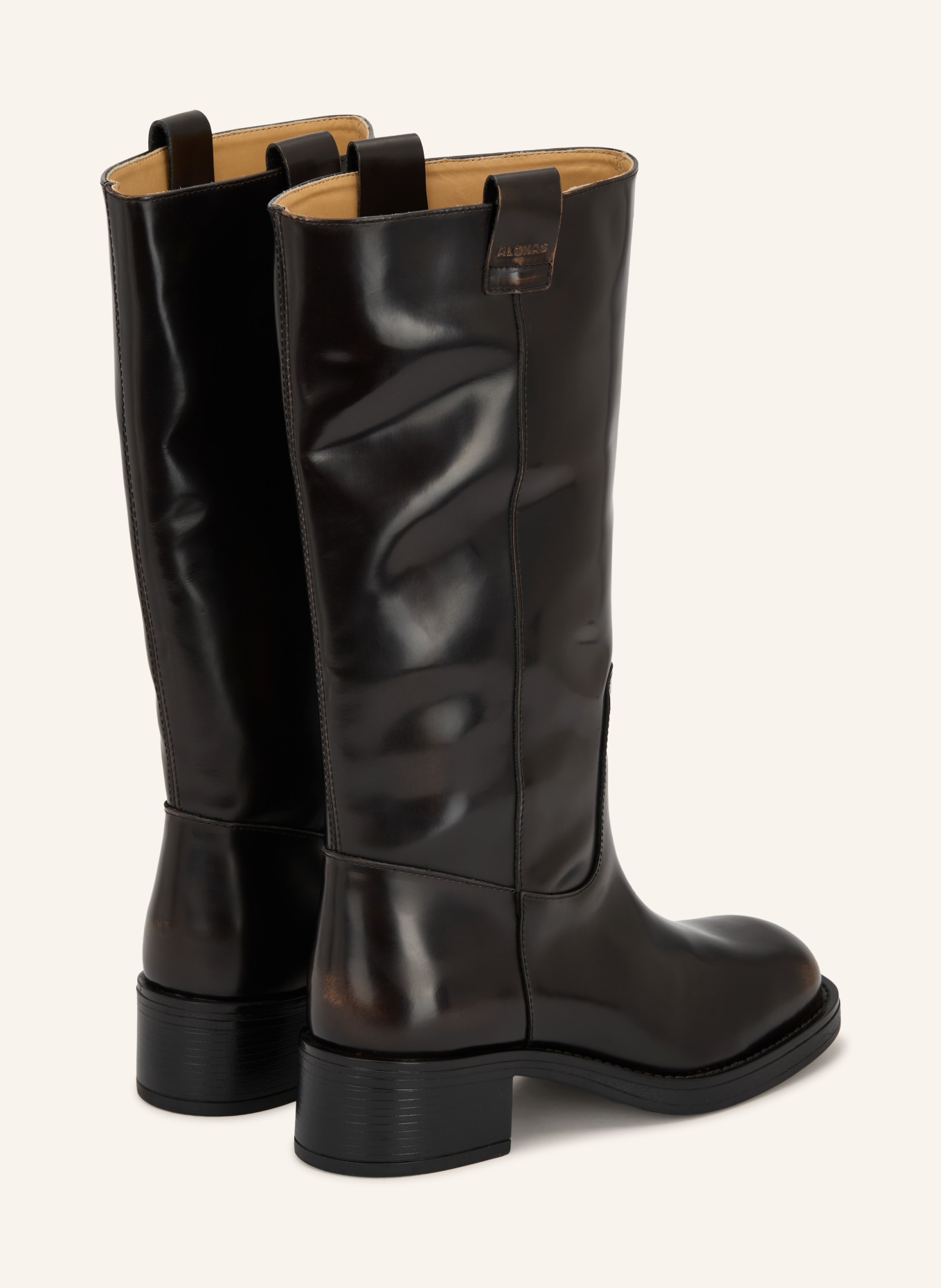 ALOHAS Bottes SAJAN: MARRON FONCÉ