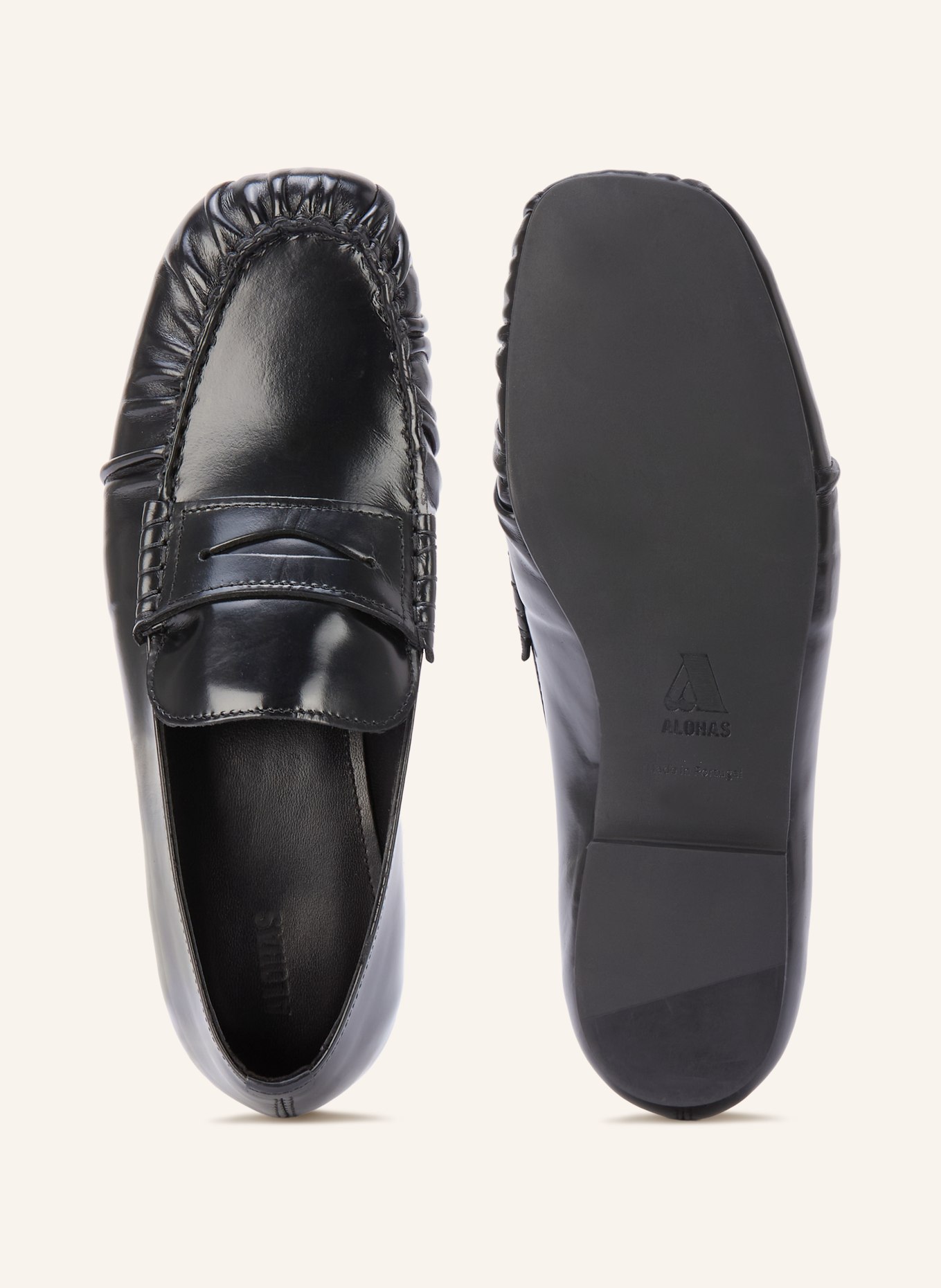ALOHAS Penny-Loafer AVEN: SCHWARZ