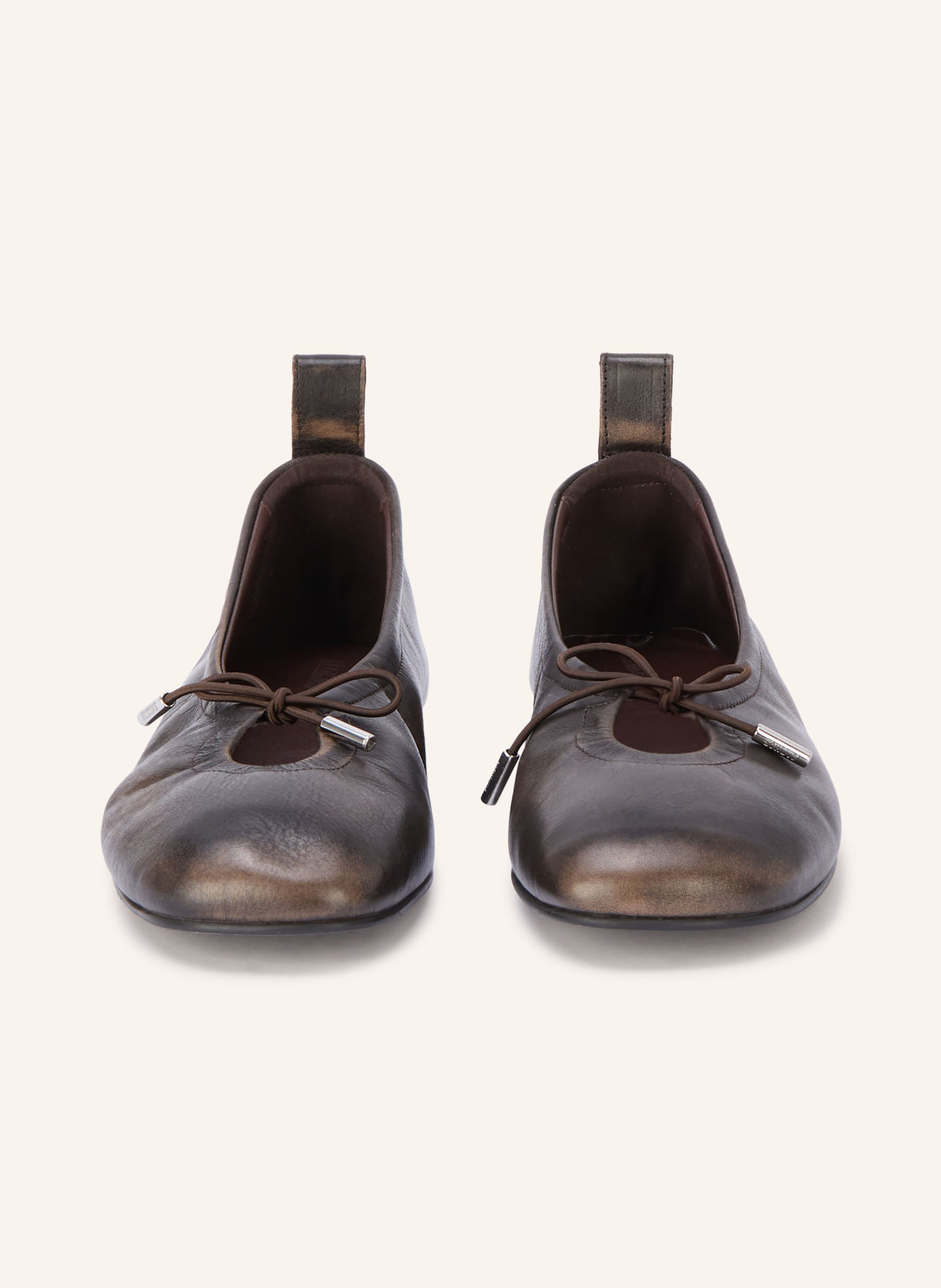 ALOHAS Ballerina's ROSALIND: MARRON FONCÉ