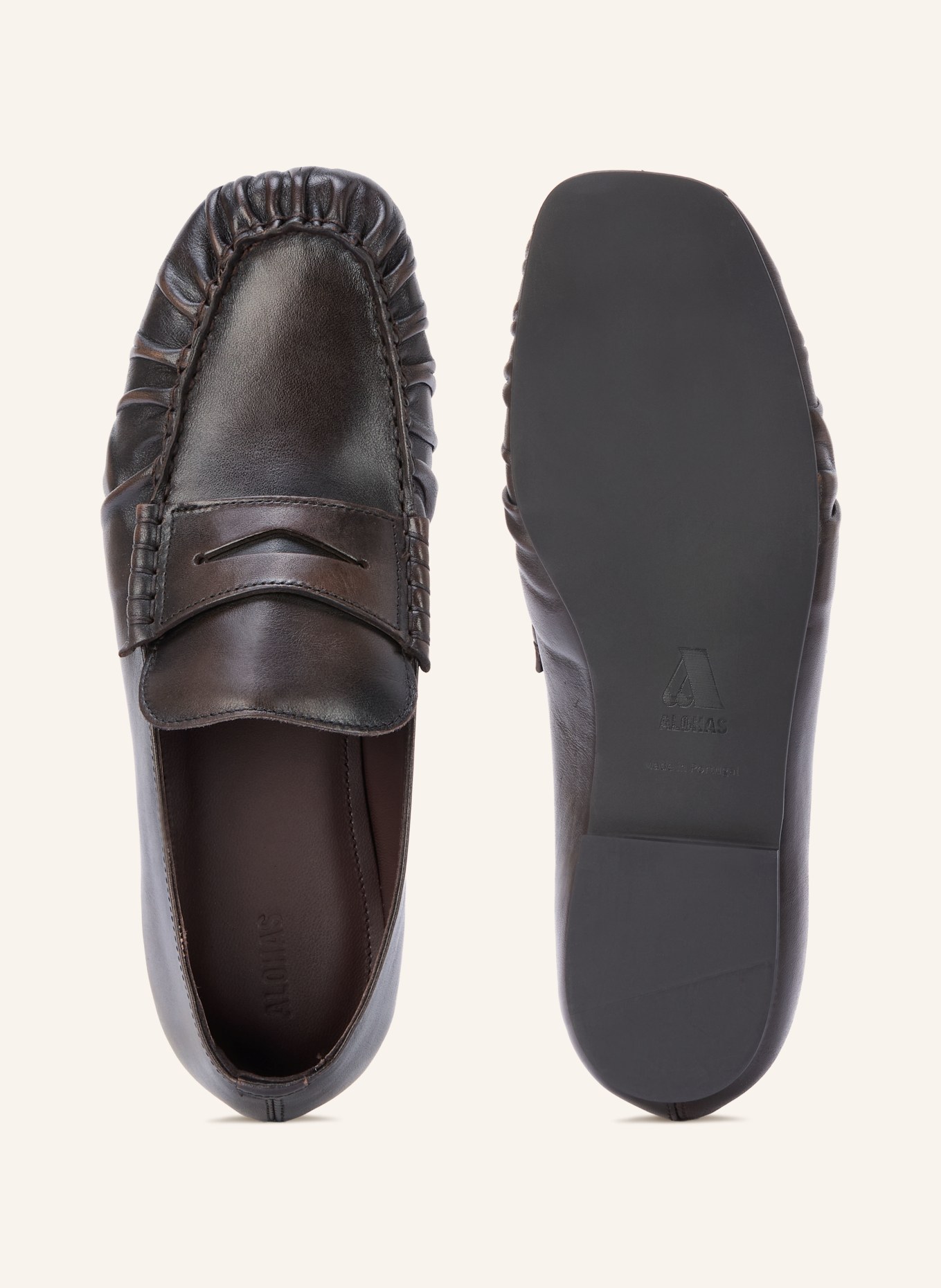 ALOHAS Penny-Loafer AVEN: DUNKELBRAUN