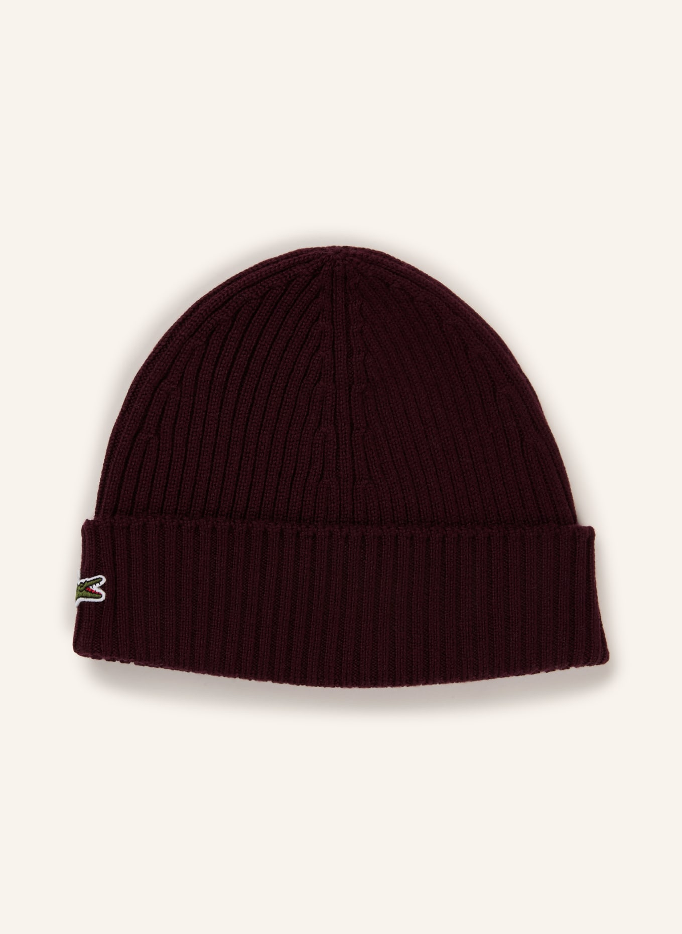 LACOSTE muts: DONKERROOD