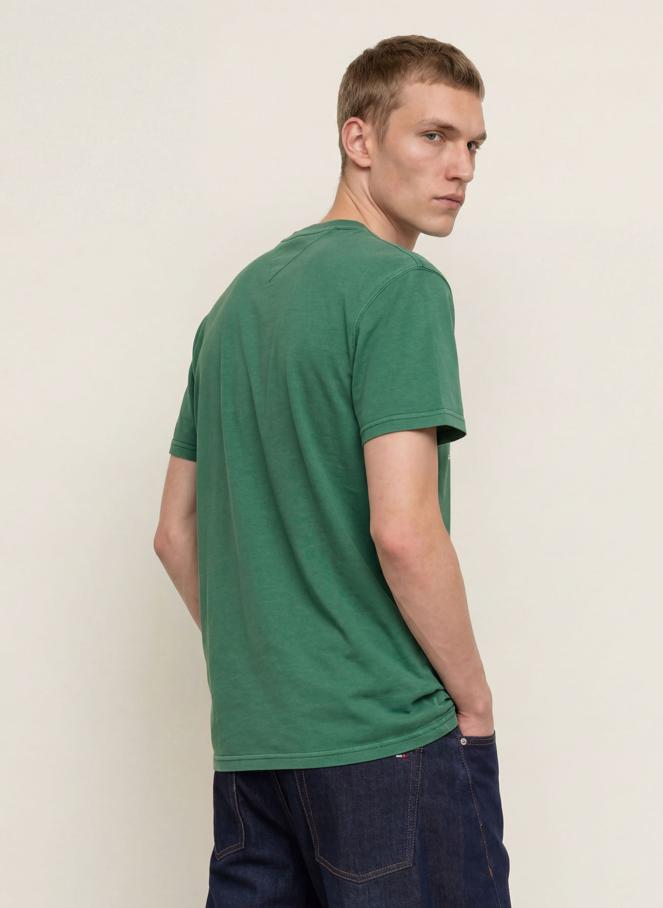 TOMMY JEANS T-shirt: GRØN