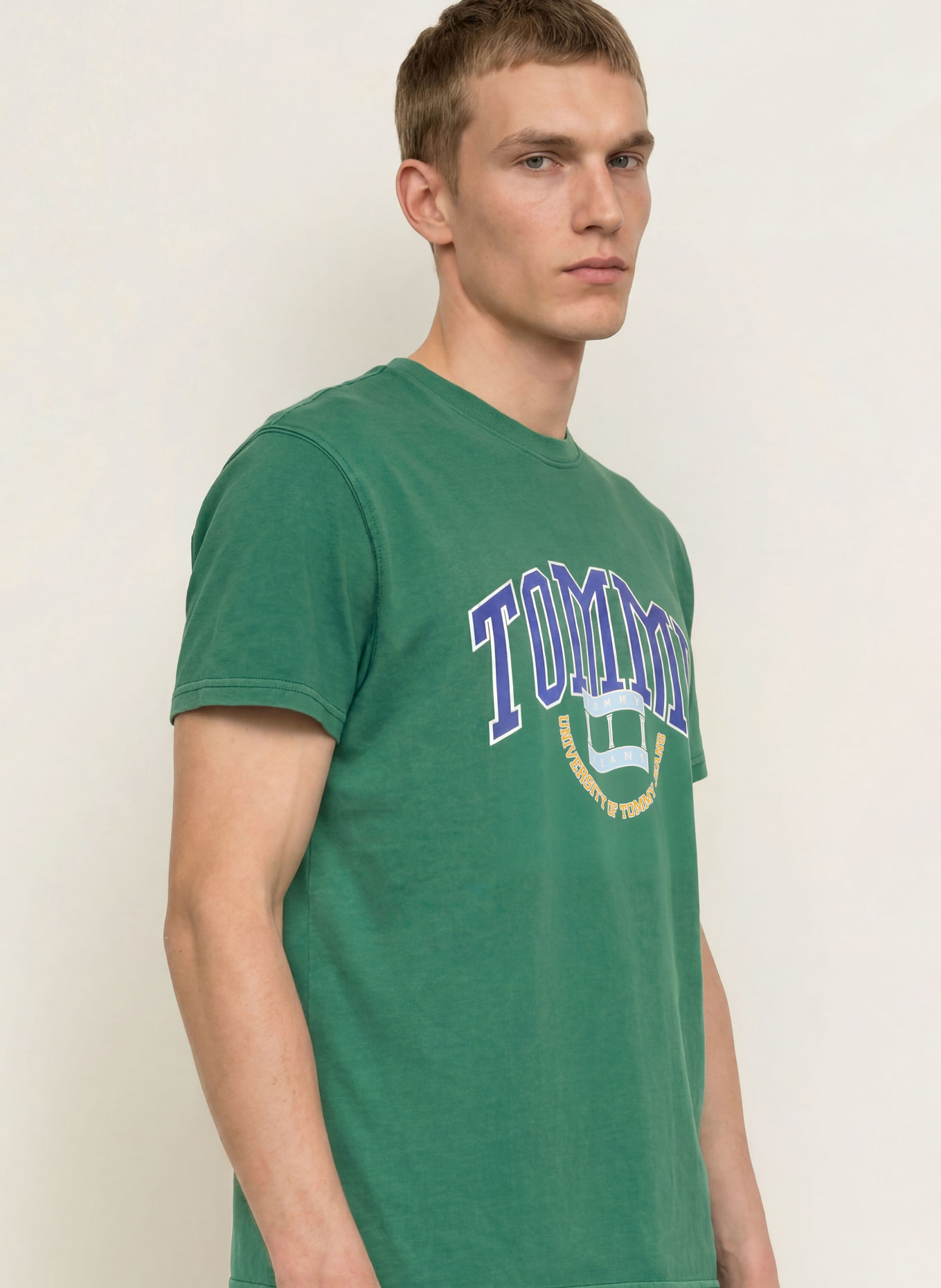 TOMMY JEANS T-shirt: GRØN