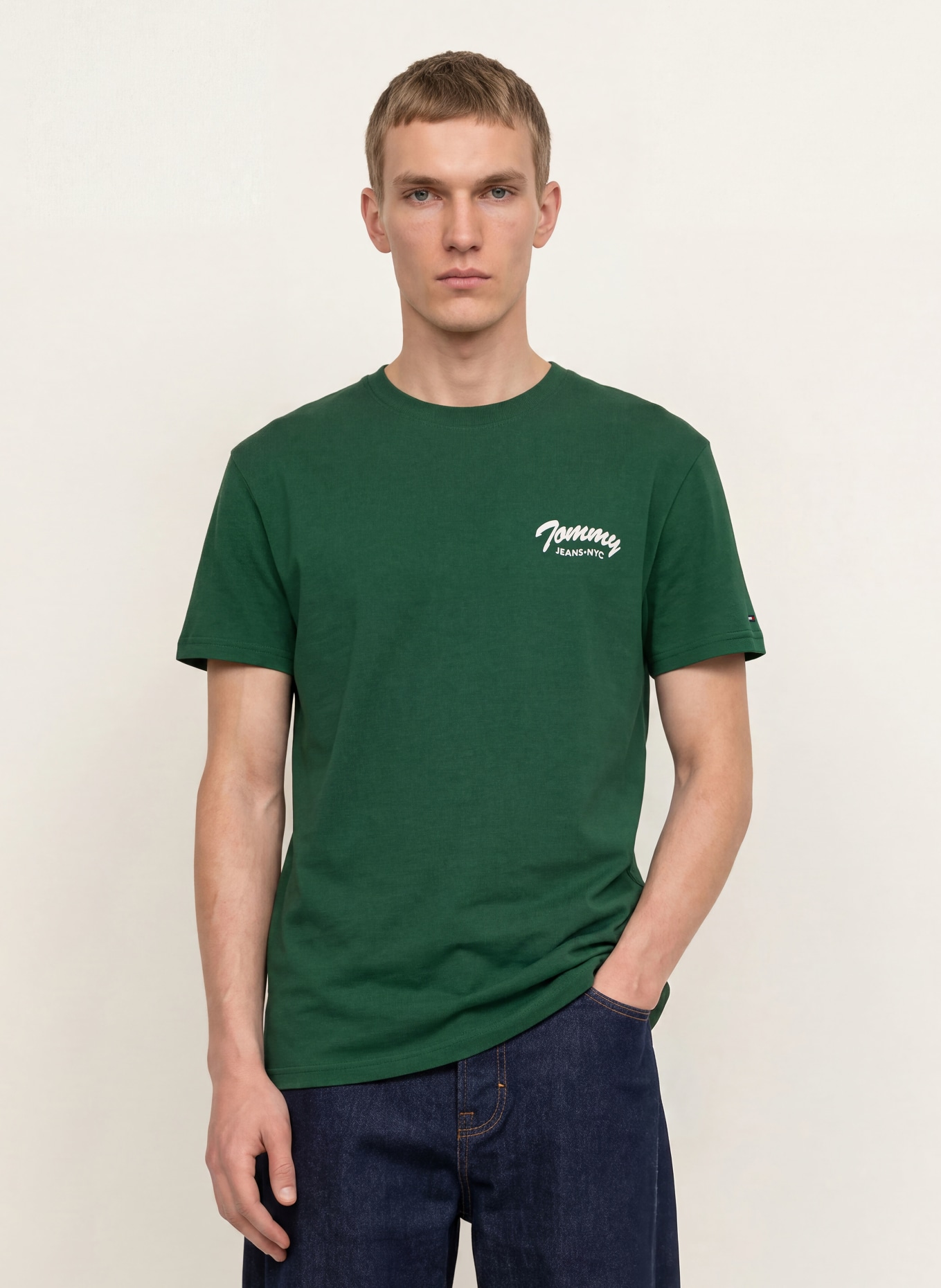 TOMMY JEANS T-shirt: VERT