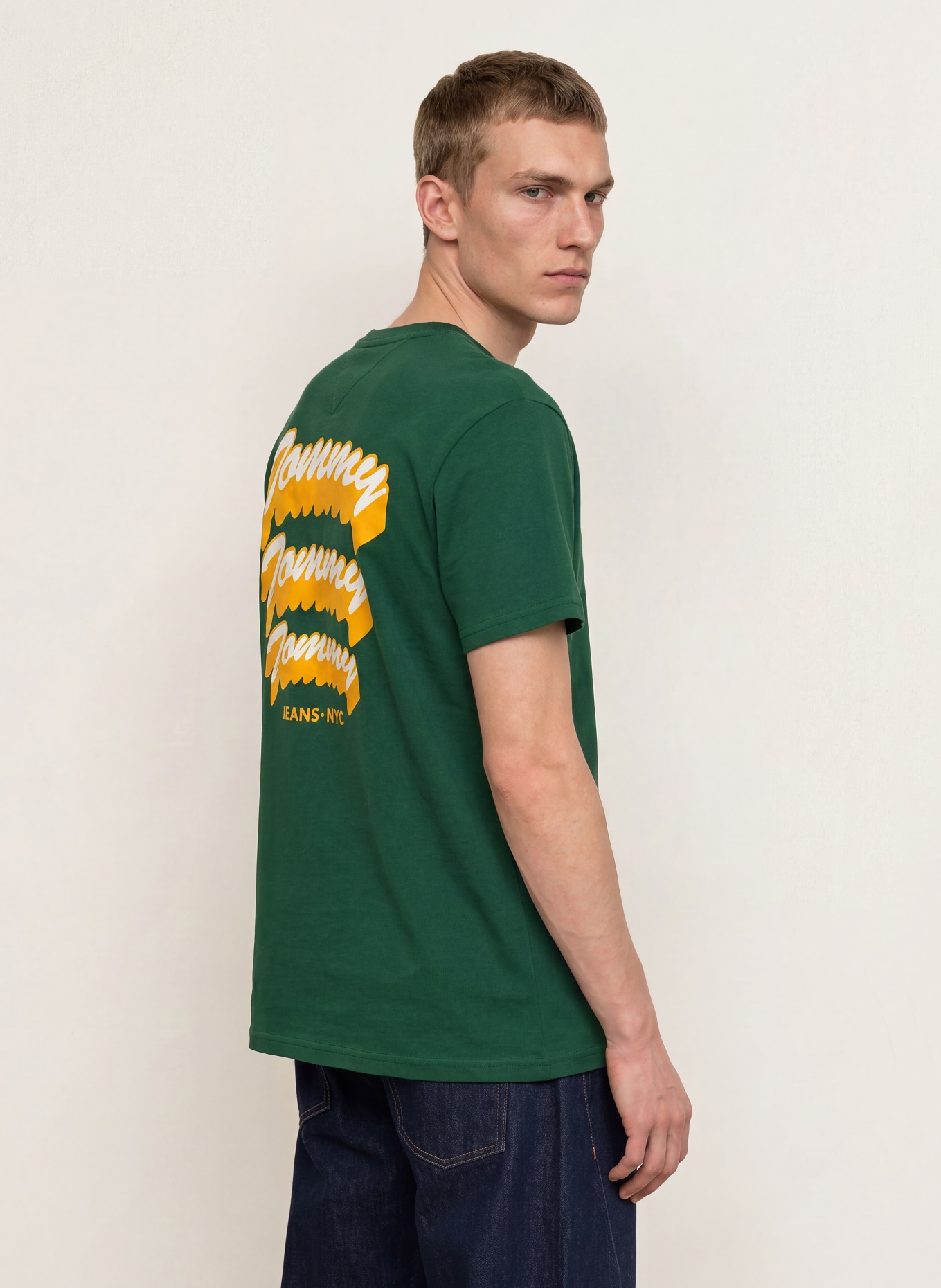 TOMMY JEANS T-shirt: VERT