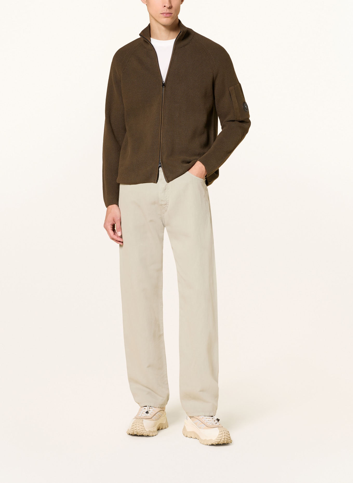 C.P. COMPANY Strickjacke: KHAKI