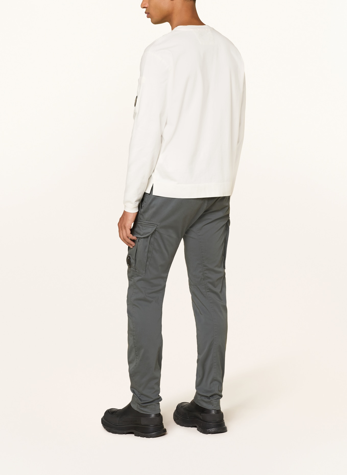 C.P. COMPANY Longsleeve: WEISS