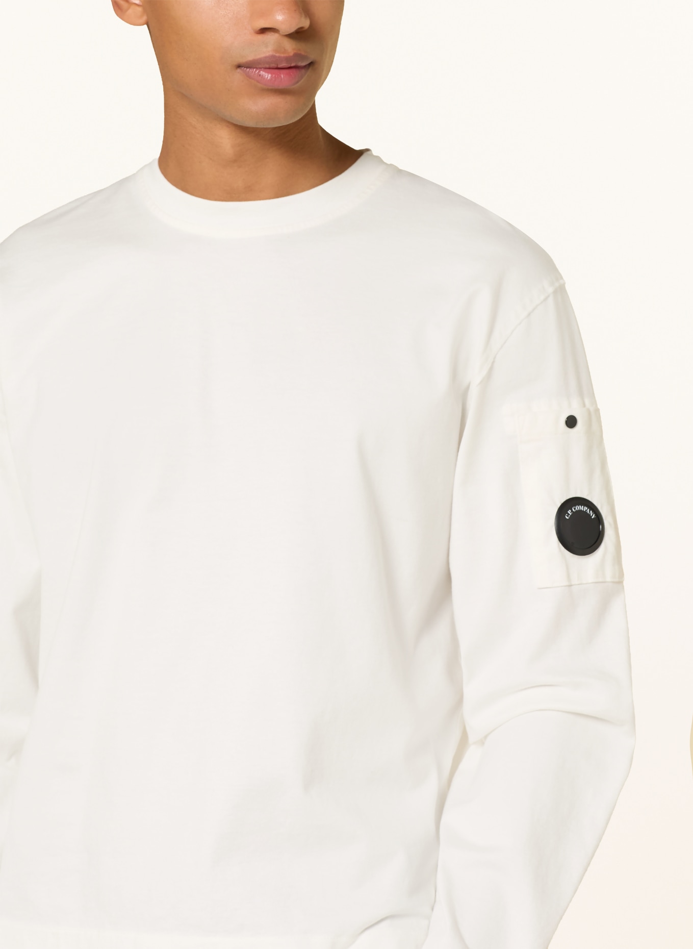 C.P. COMPANY Longsleeve: WEISS