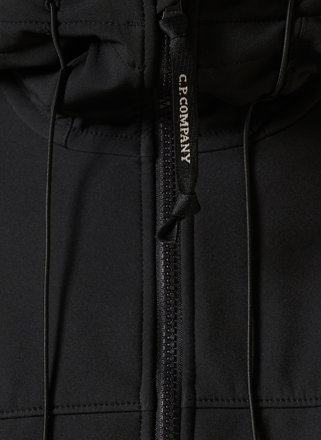 C.P. COMPANY Softshell jacket: BLACK