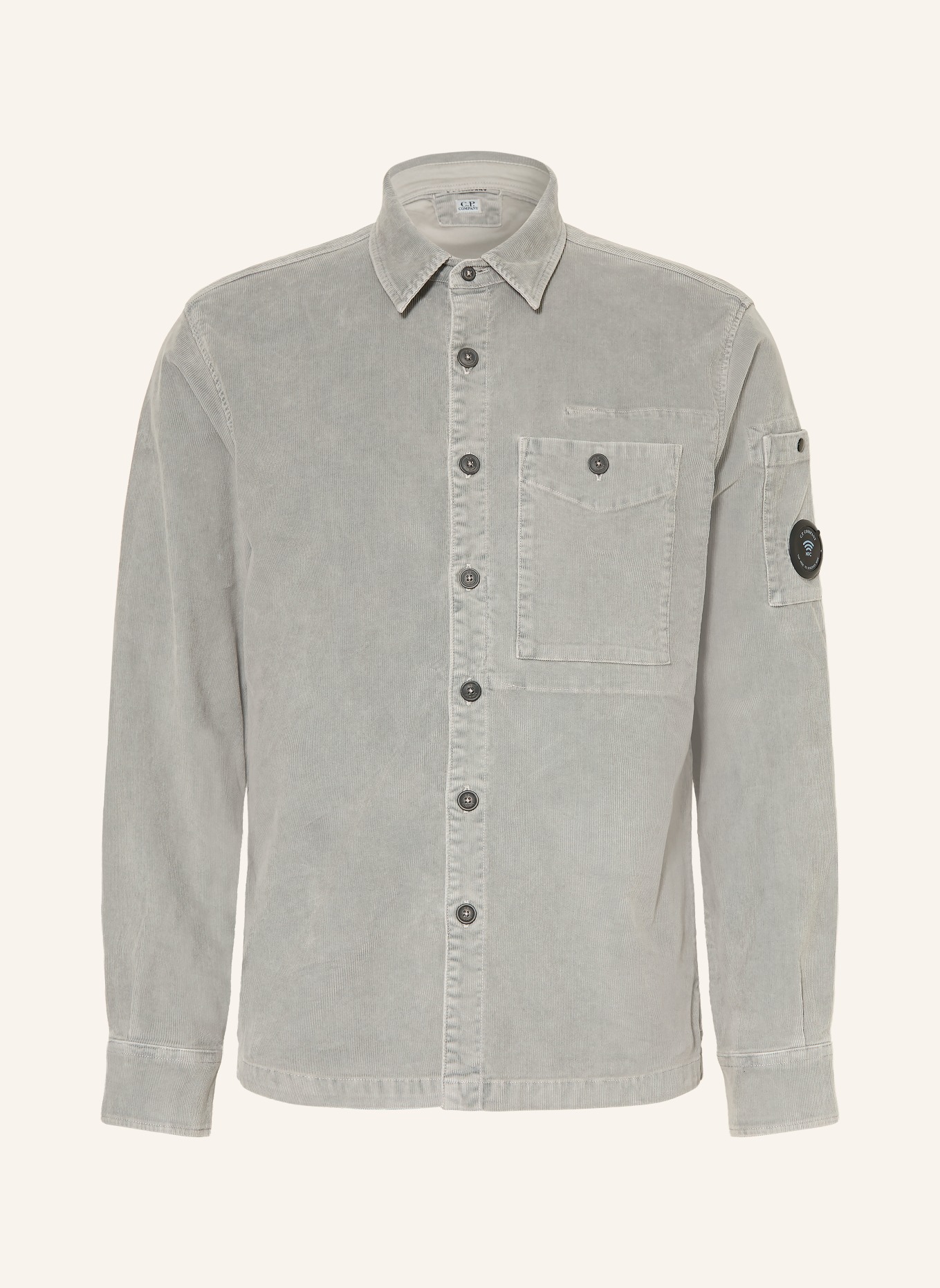 C.P. COMPANY Corduroy-Overjacket: LICHTGRIJS
