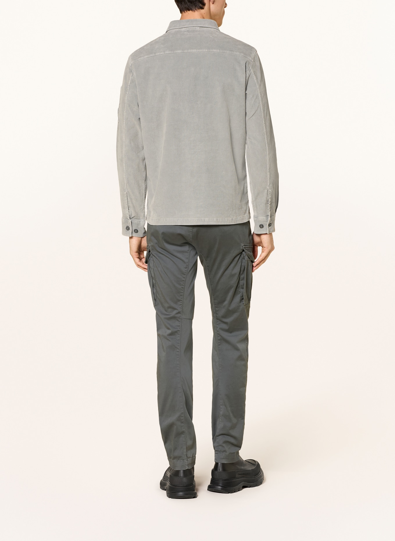 C.P. COMPANY Corduroy-Overjacket: LICHTGRIJS