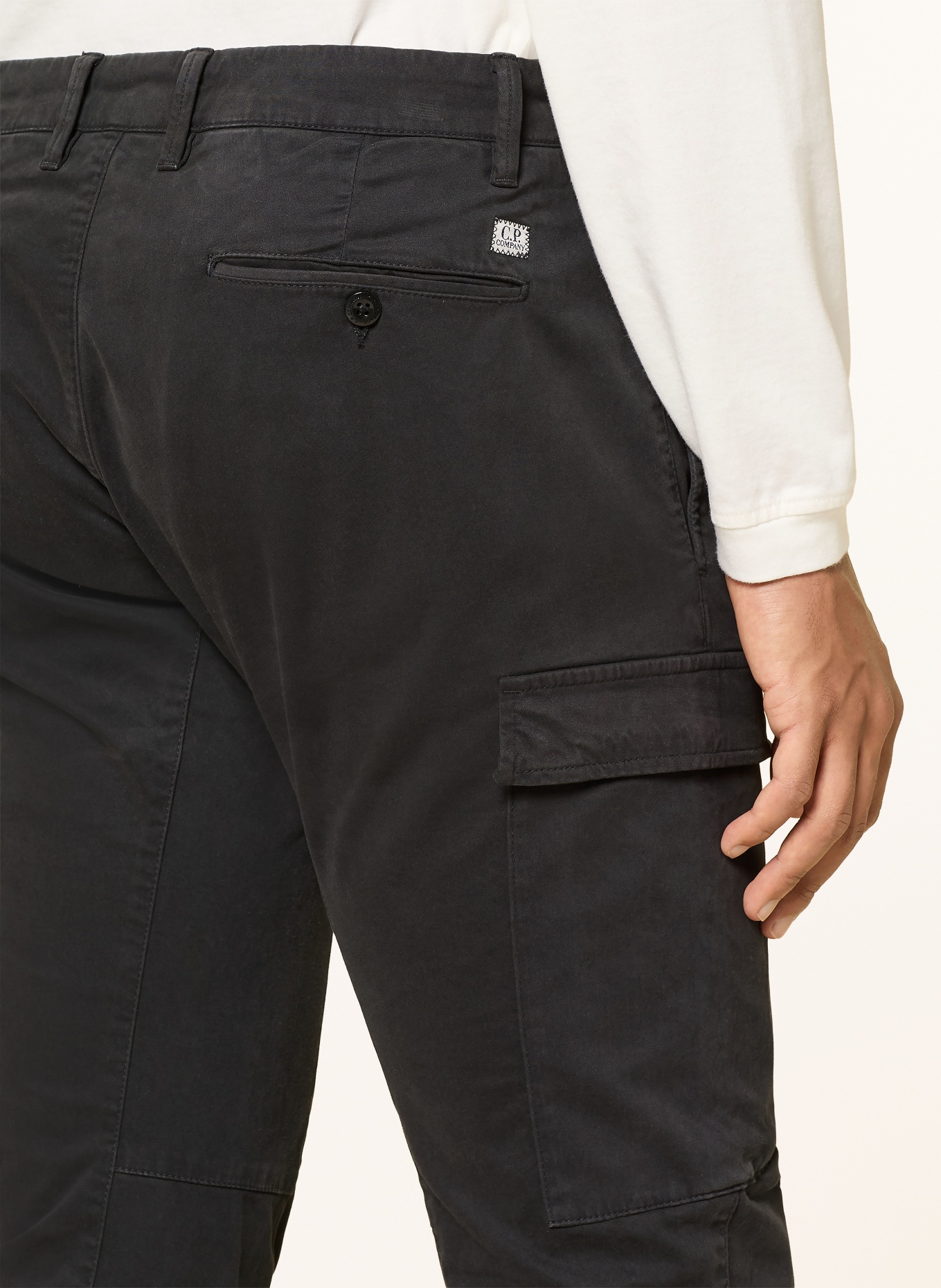 C.P. COMPANY Cargohose Ergonomic Fit: DUNKELGRAU