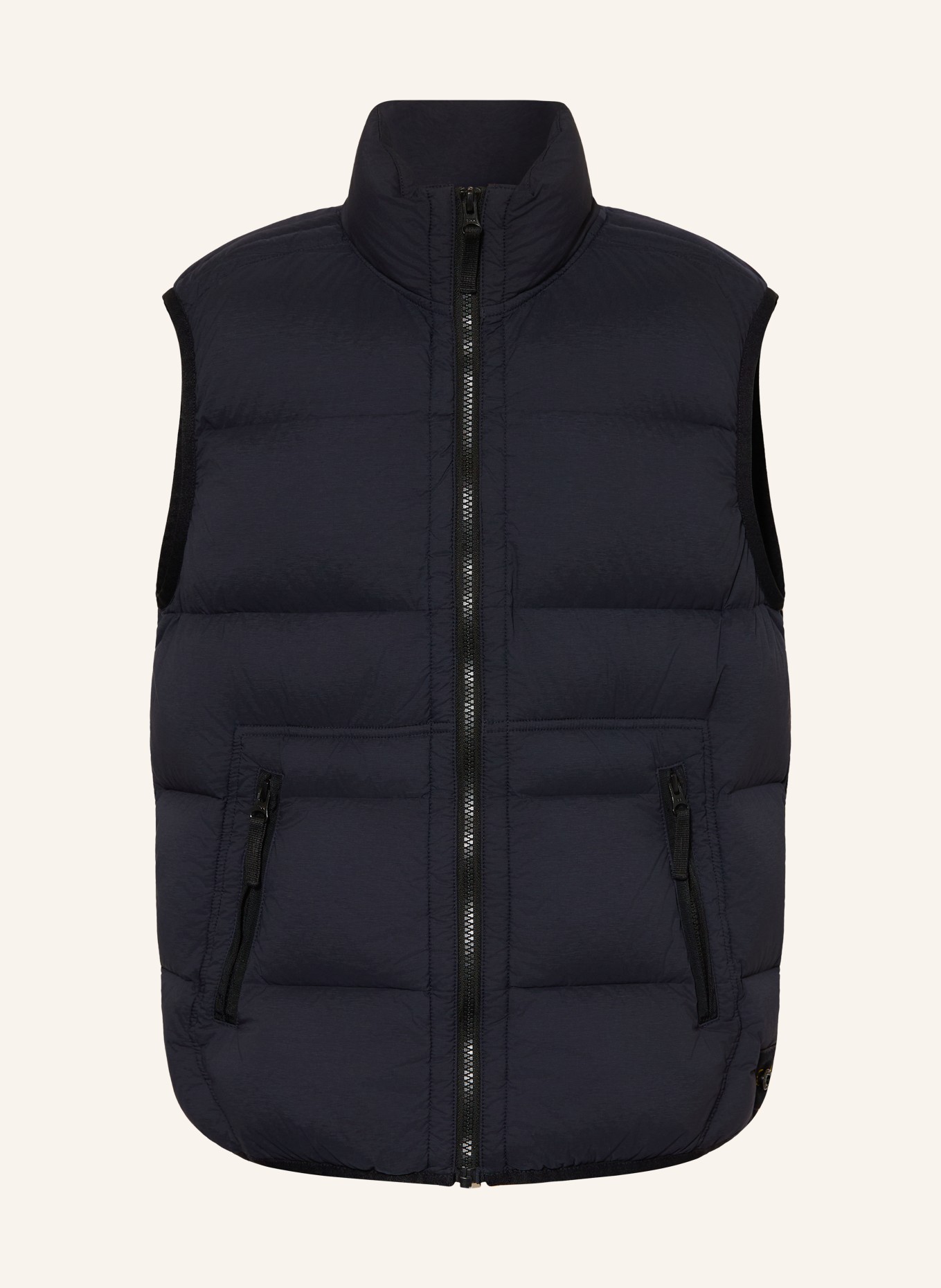 STONE ISLAND JUNIOR Down vest: DARK BLUE