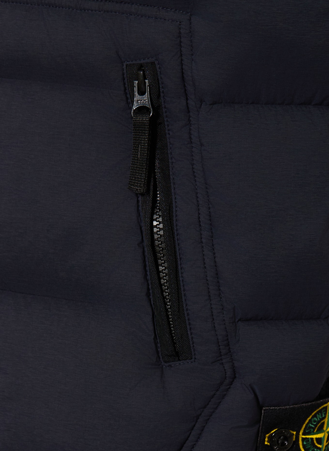STONE ISLAND JUNIOR Down vest: DARK BLUE