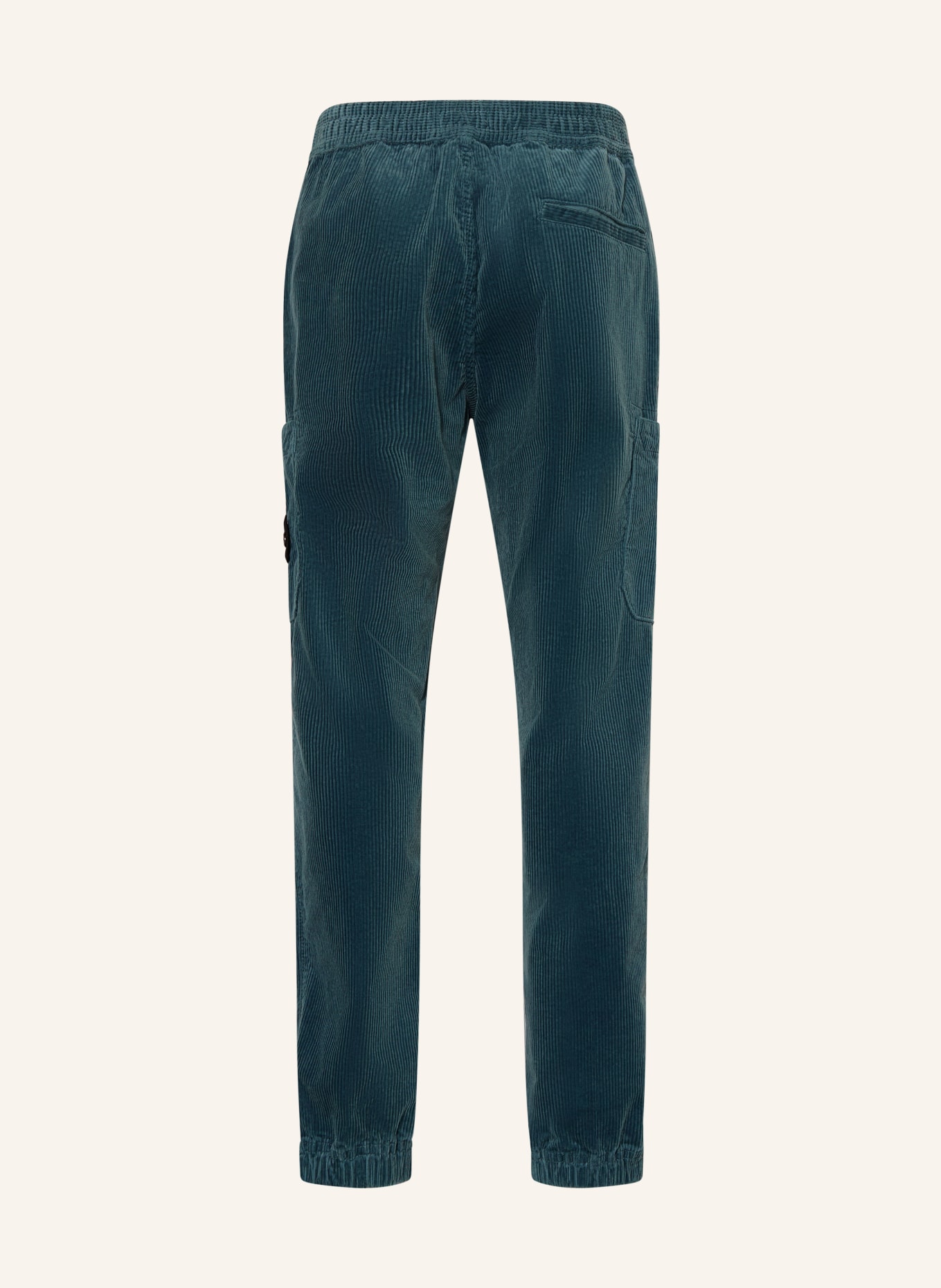 STONE ISLAND JUNIOR Cargohose aus Cord: PETROL