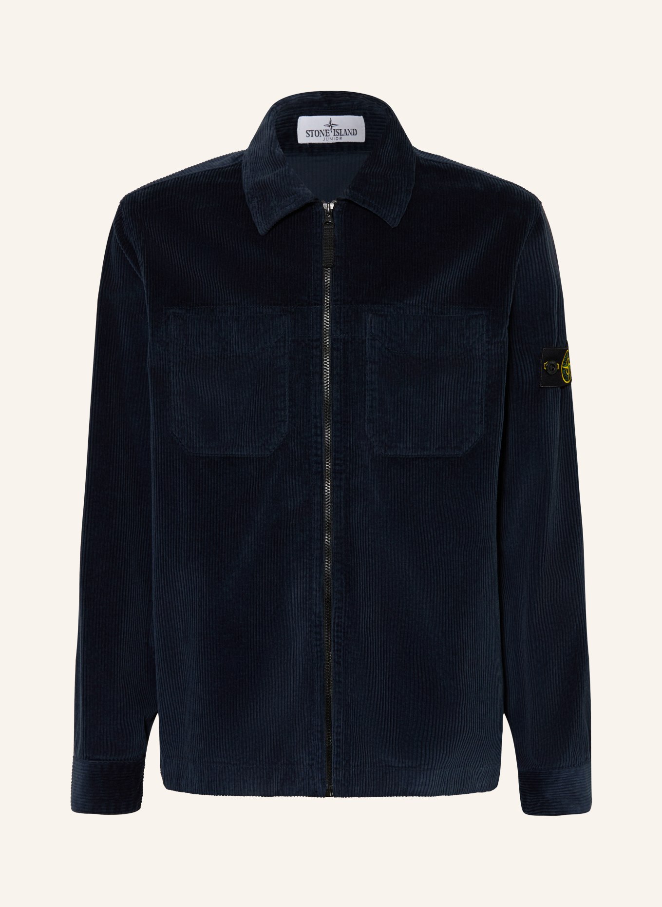 STONE ISLAND JUNIOR Overjacket van corduroy: DONKERBLAUW