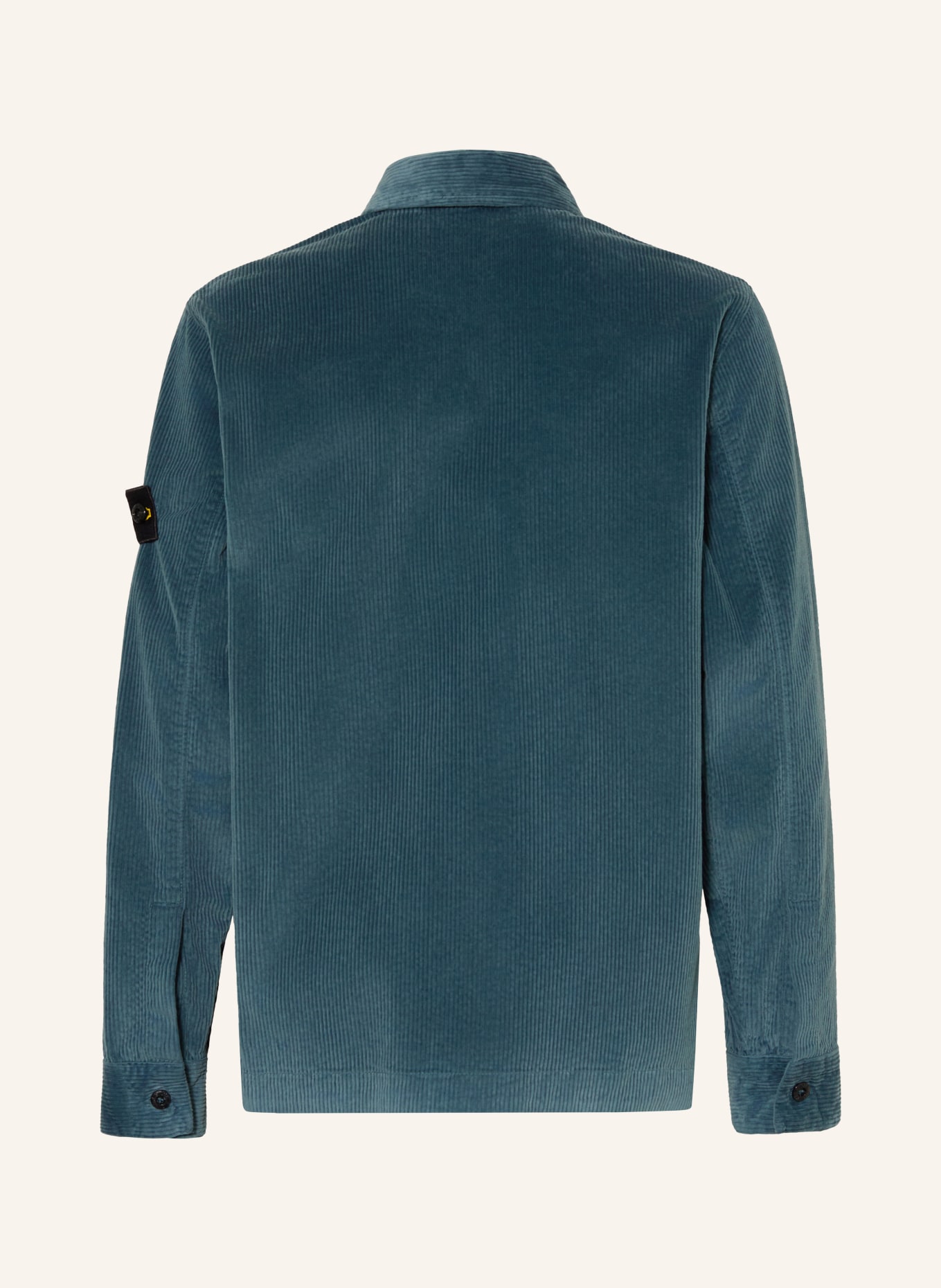 STONE ISLAND JUNIOR Jachetă din catifea: PETROL