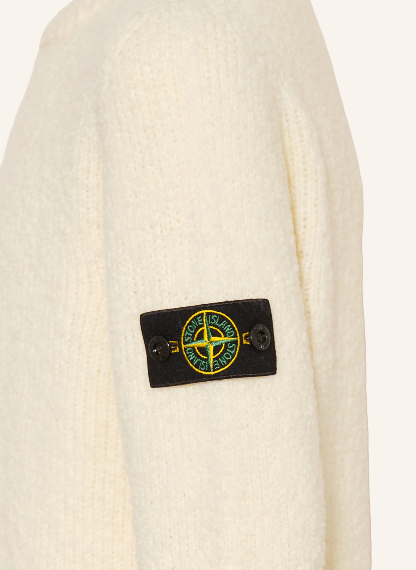 STONE ISLAND JUNIOR Pullover: ECRU