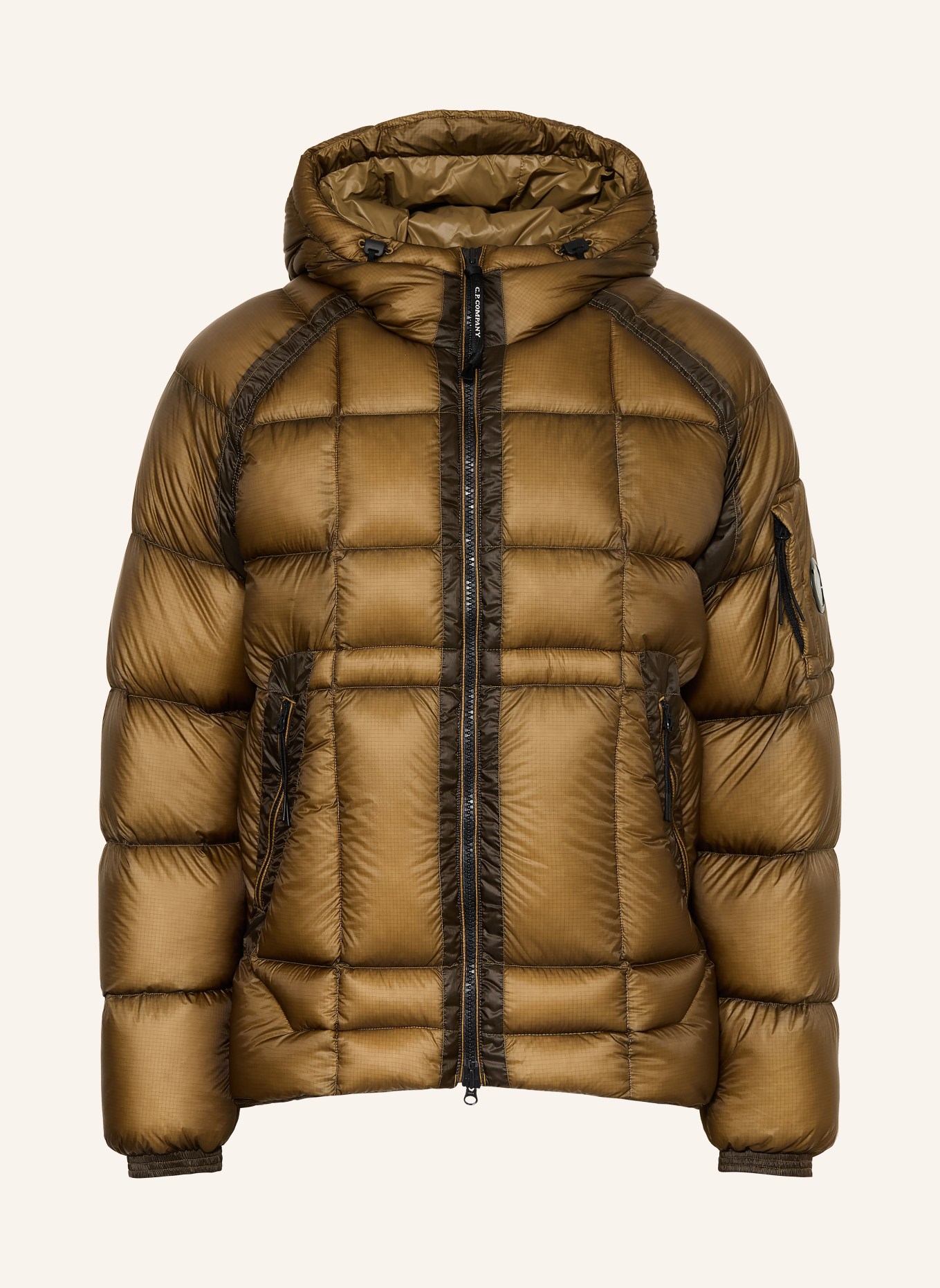 C.P. COMPANY Down jacket: BROWN