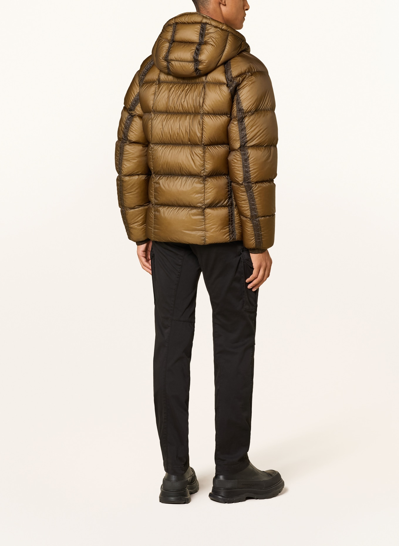 C.P. COMPANY Down jacket: BROWN