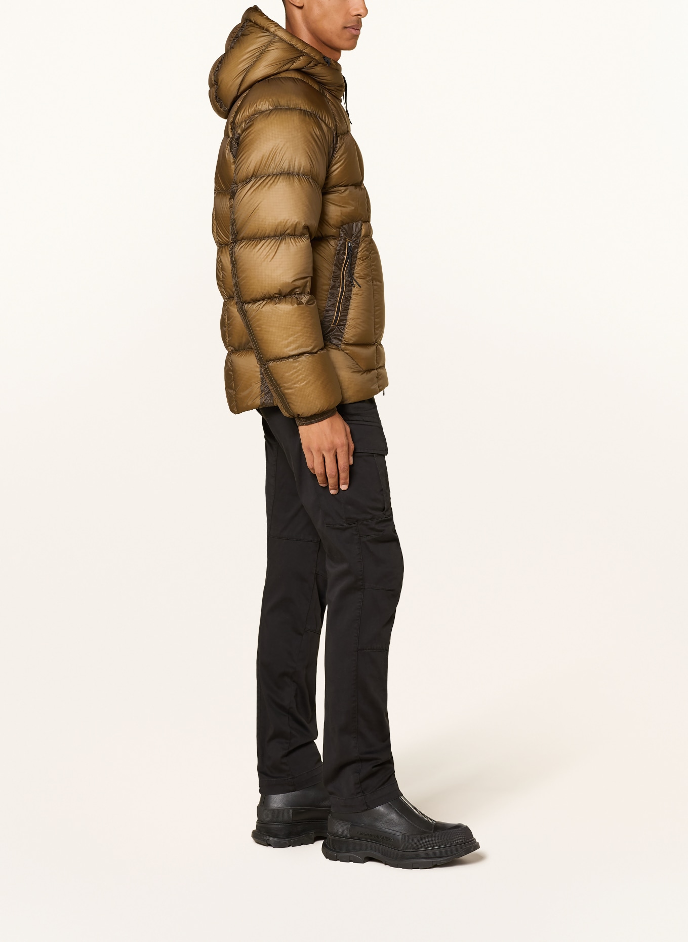 C.P. COMPANY Down jacket: BROWN