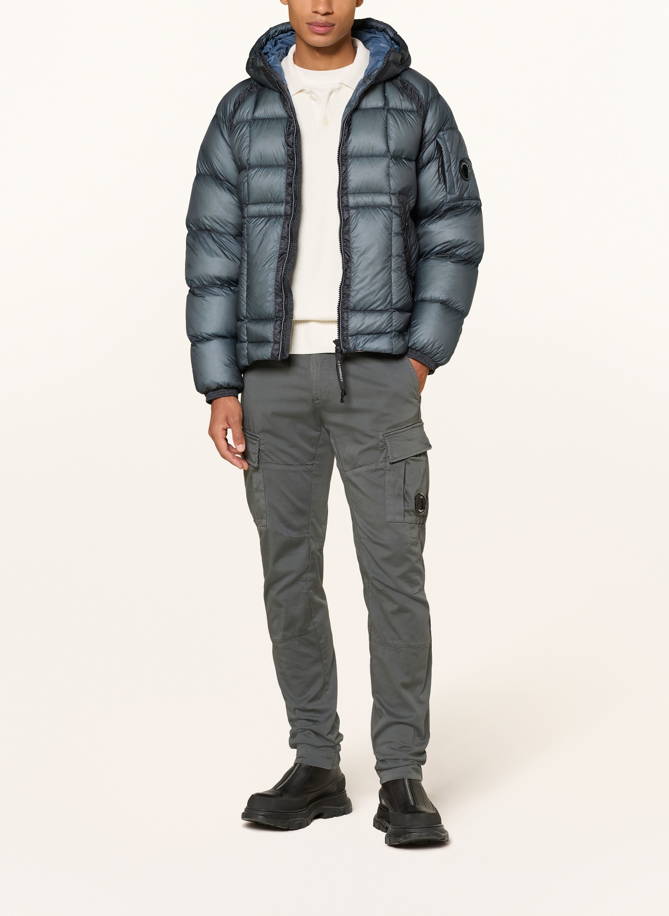 C.P. COMPANY Daunenjacke: PETROL