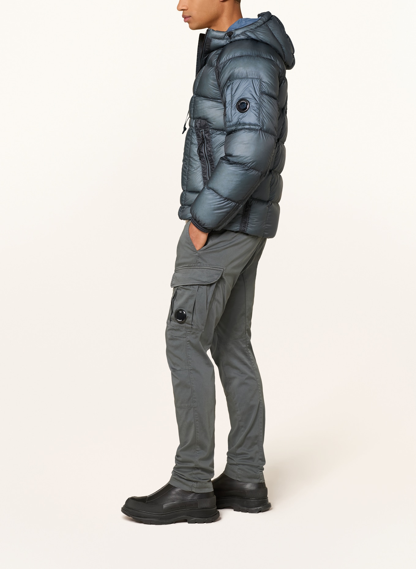 C.P. COMPANY Daunenjacke: PETROL