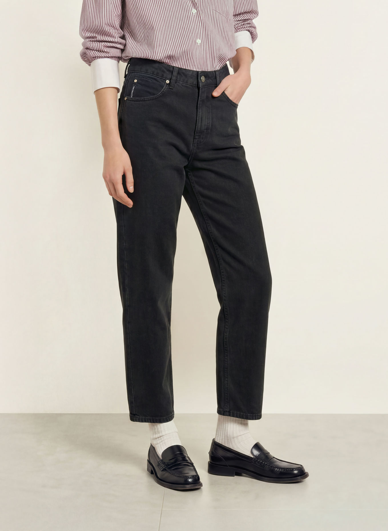 Marc O'Polo DENIM Barrel-leg jeans: 0097 Black_Multi_05