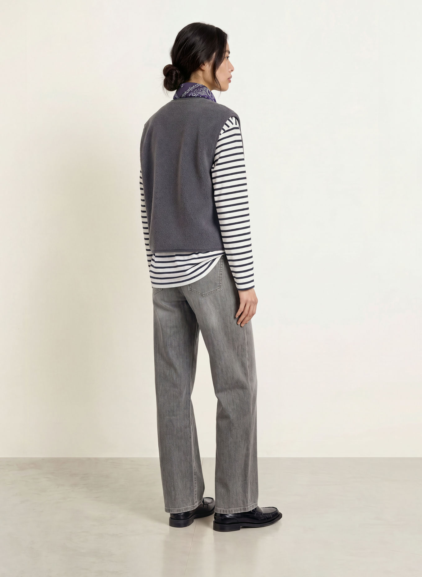 Marc O'Polo DENIM Wide Leg Jeans: 0551 Dark Grey_Multi_20