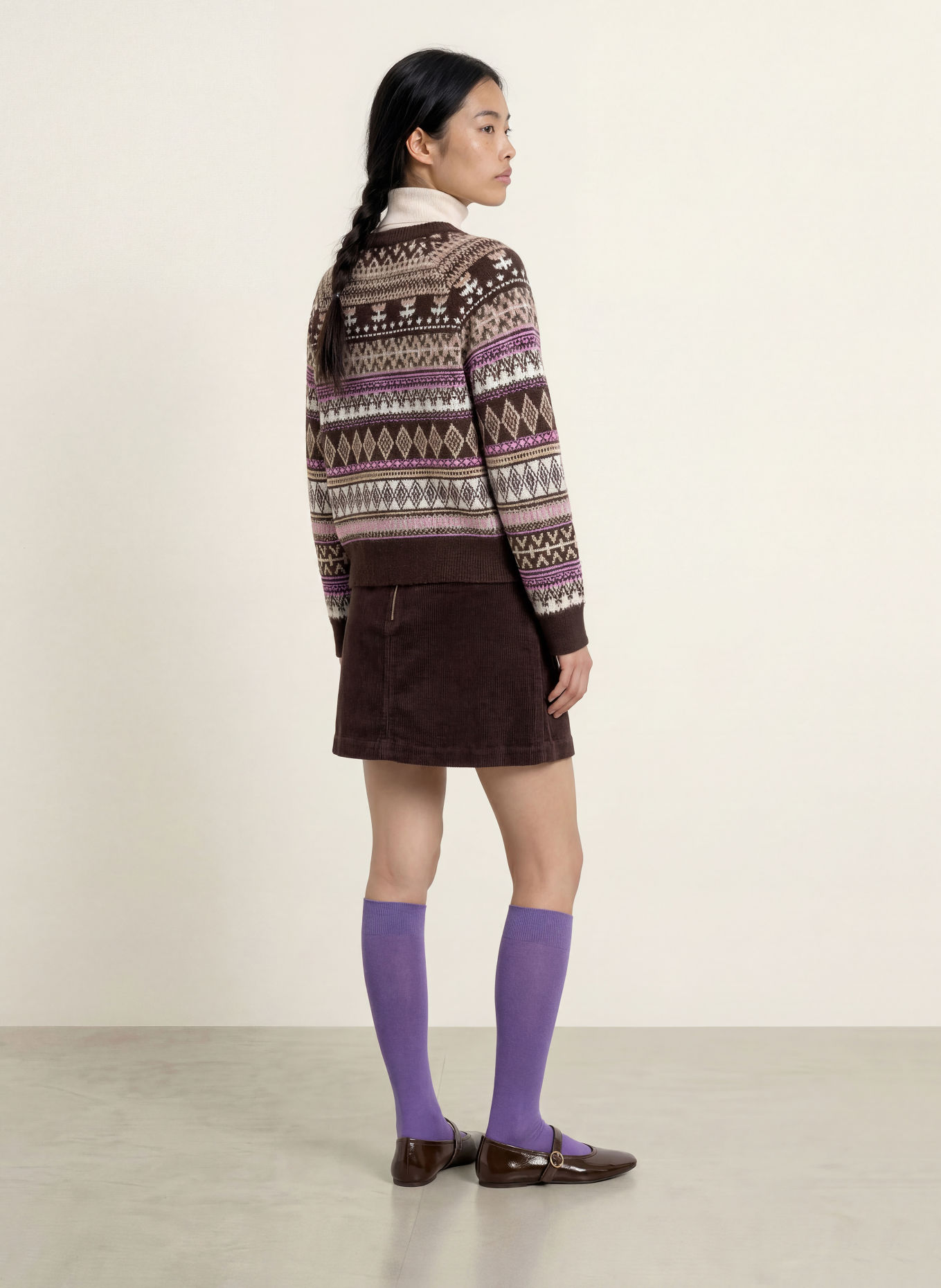 Marc O'Polo DENIM Corduroy skirt: DARK BROWN