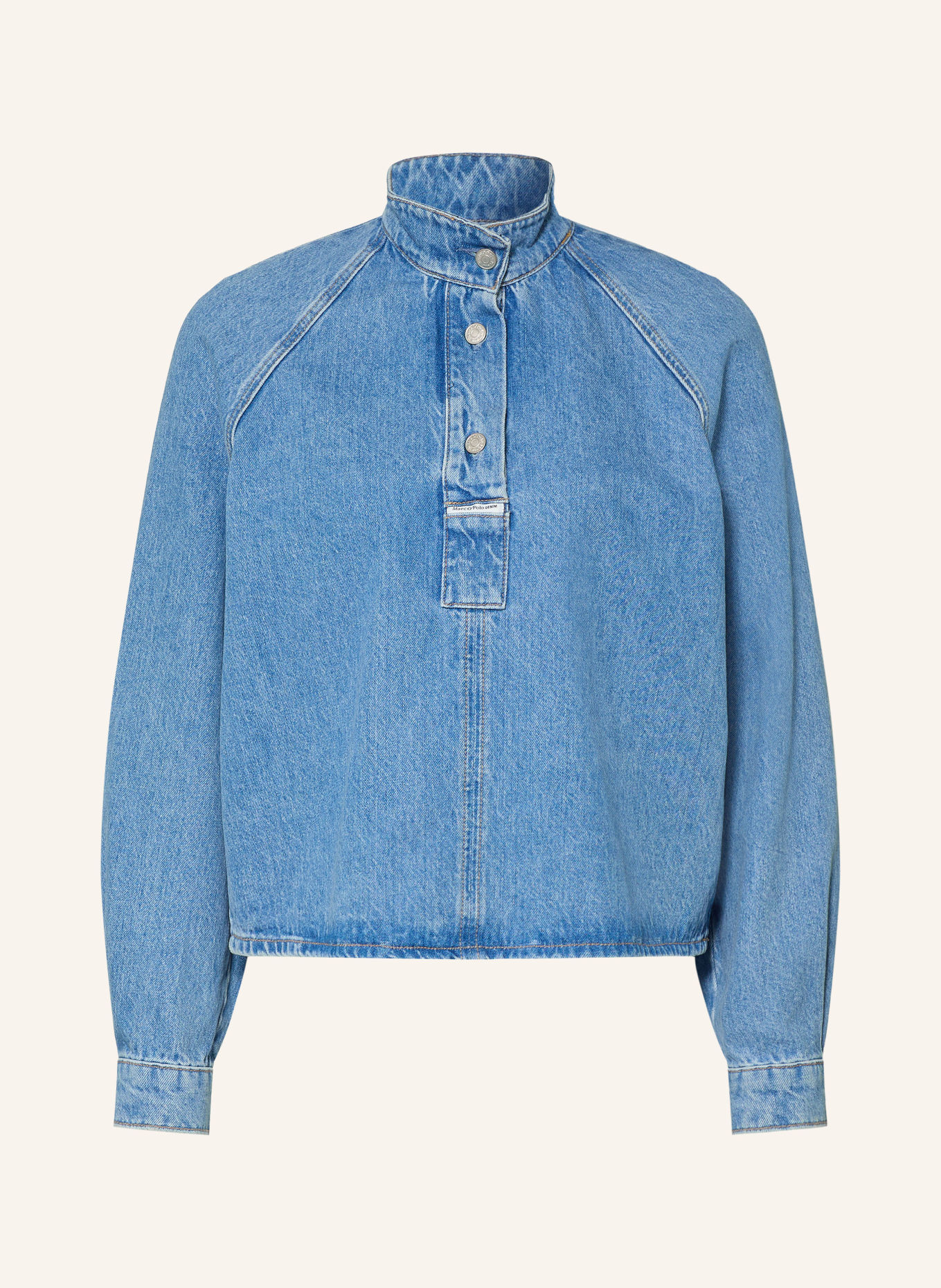Marc O'Polo DENIM Jeansbluse: HELLBLAU