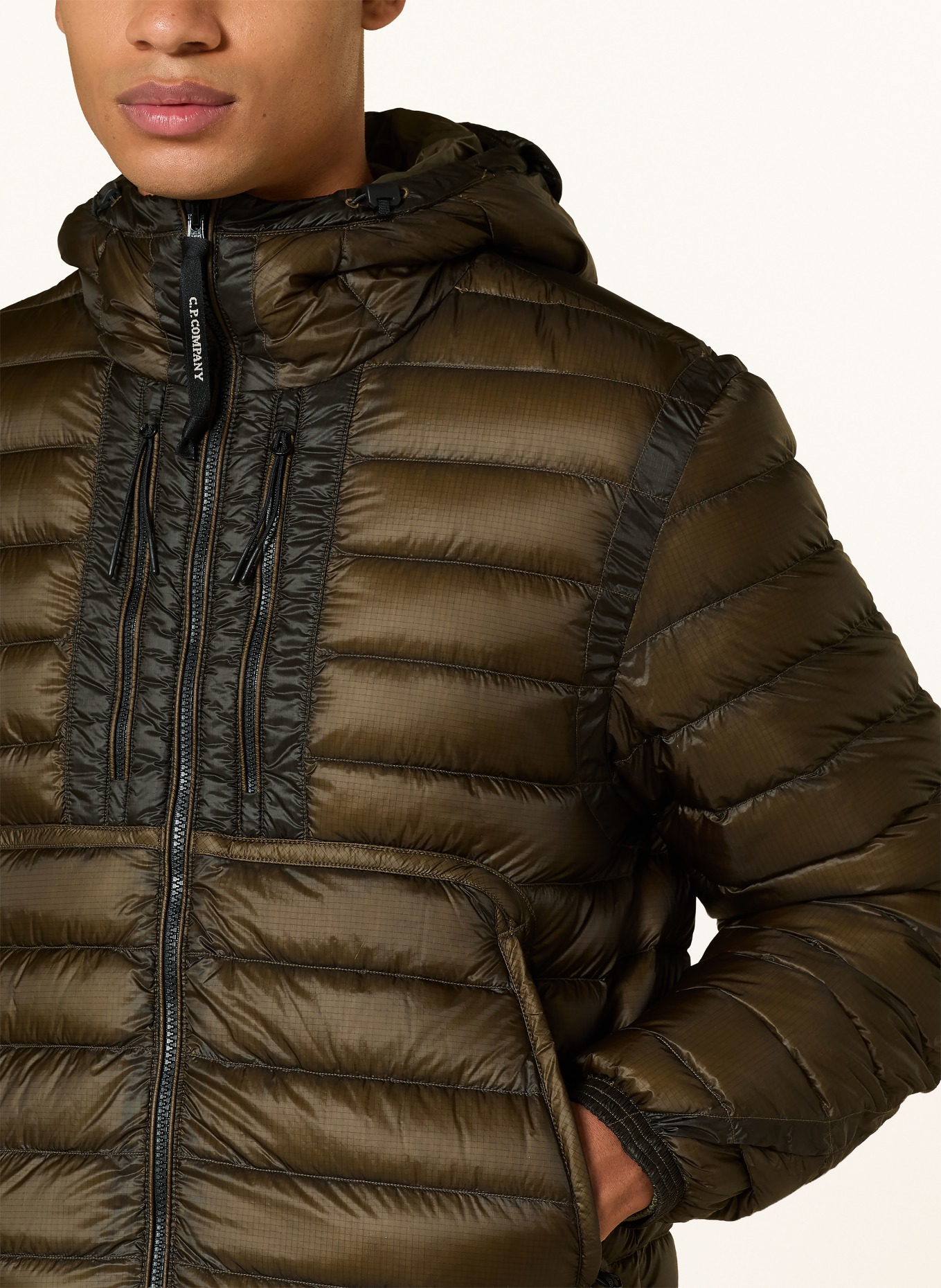 C.P. COMPANY Lightweight-Daunenjacke: OLIV