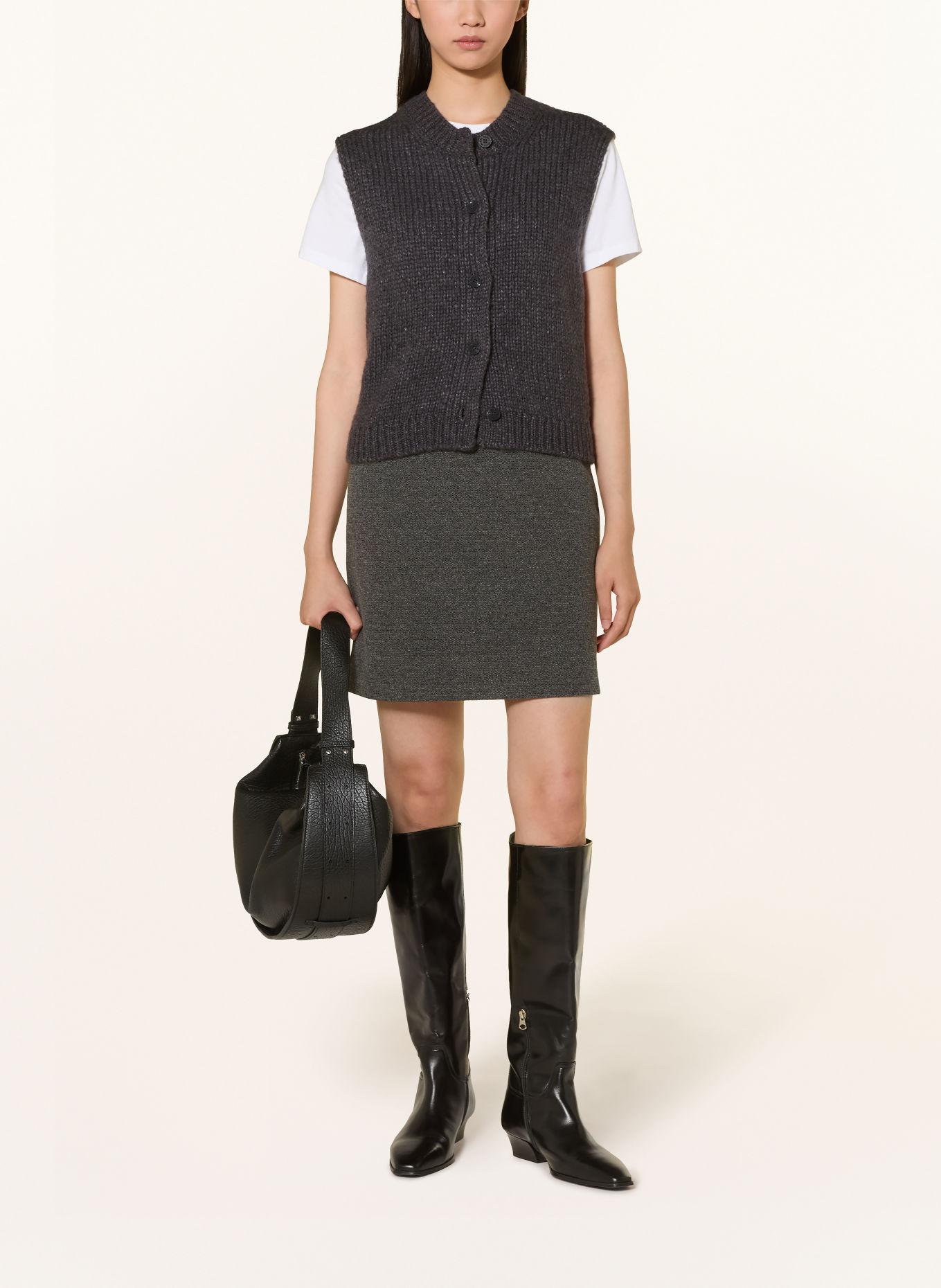 Marc O'Polo DENIM Knit vest: DARK GRAY