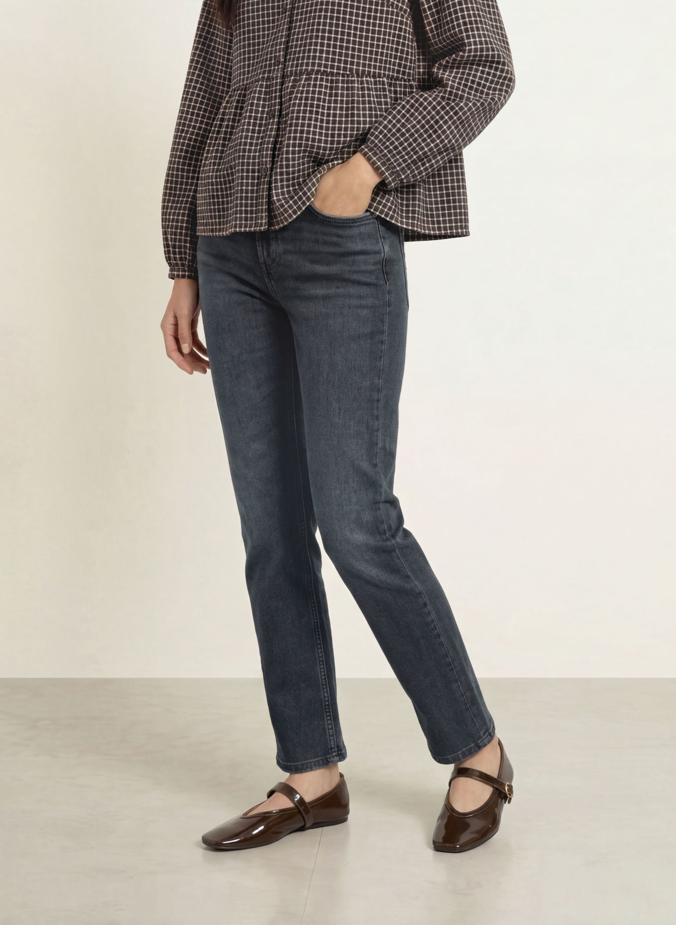 Marc O'Polo DENIM Straight jeans OLINA: 4440 Dark Blue_Multi_01