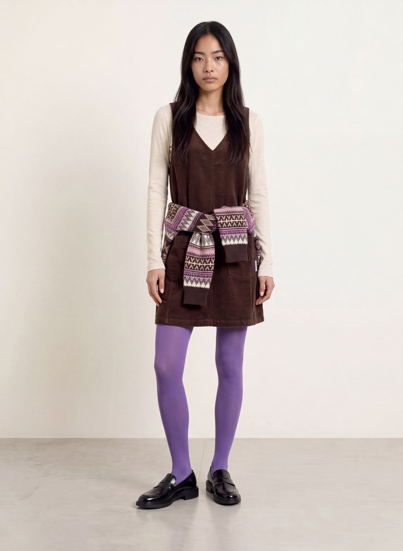 Marc O'Polo DENIM Cordkleid: BRAUN