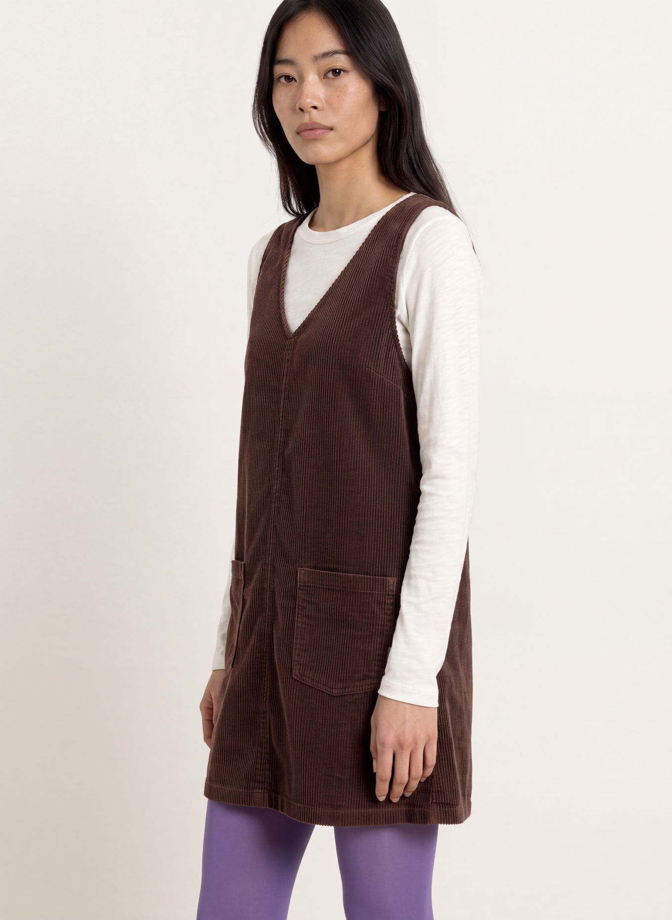Marc O'Polo DENIM Cordkleid: BRAUN