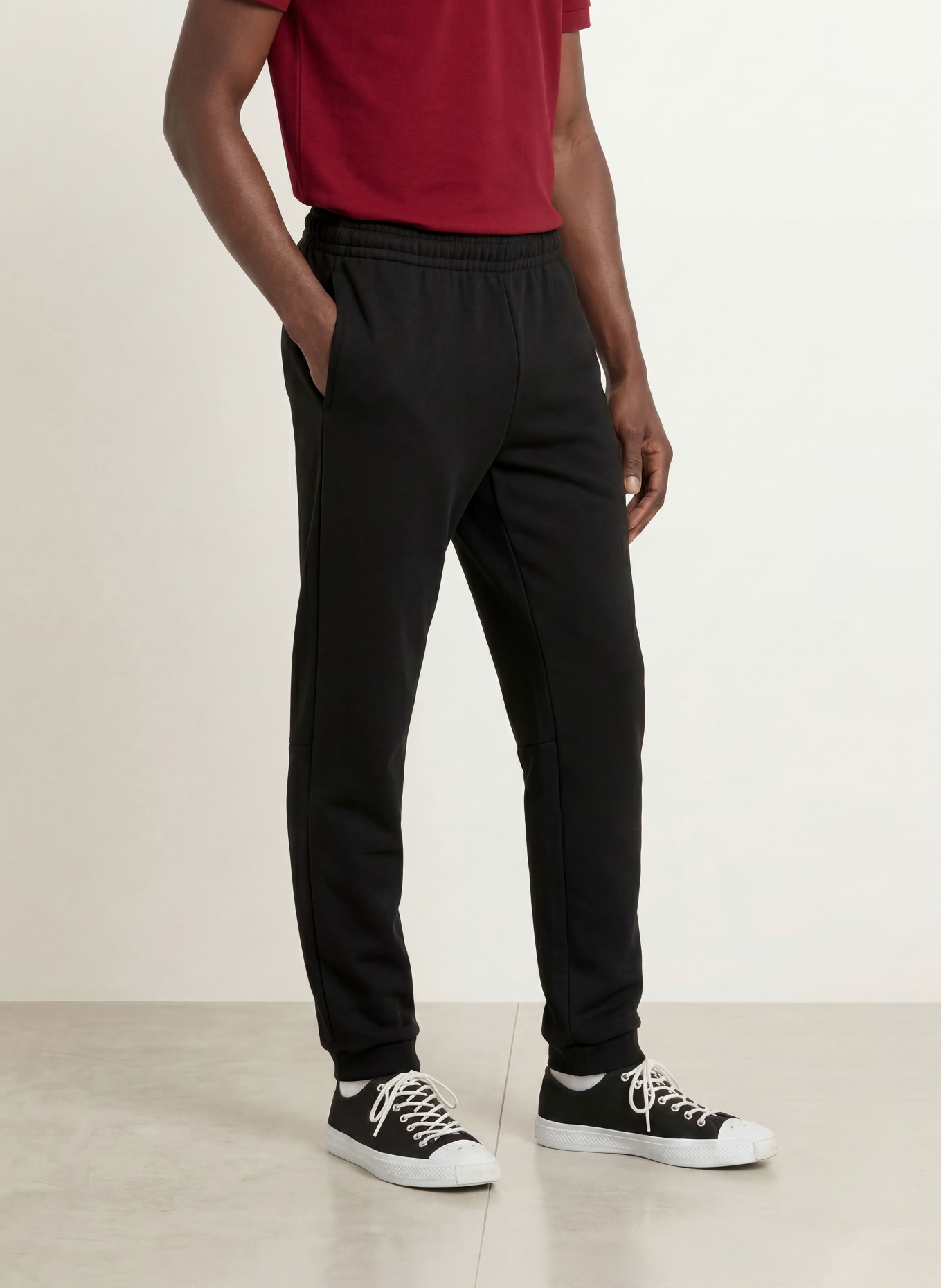 LACOSTE Sweatpants: SCHWARZ