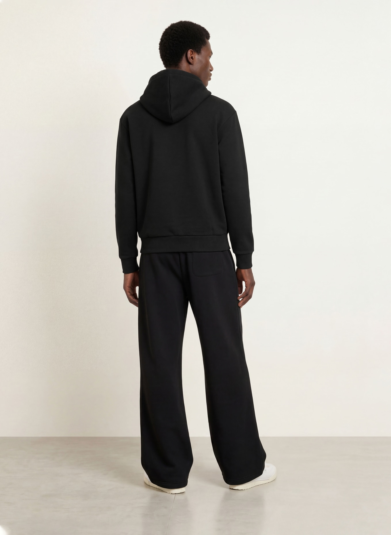 LACOSTE Zip-up sweatshirt: BLACK