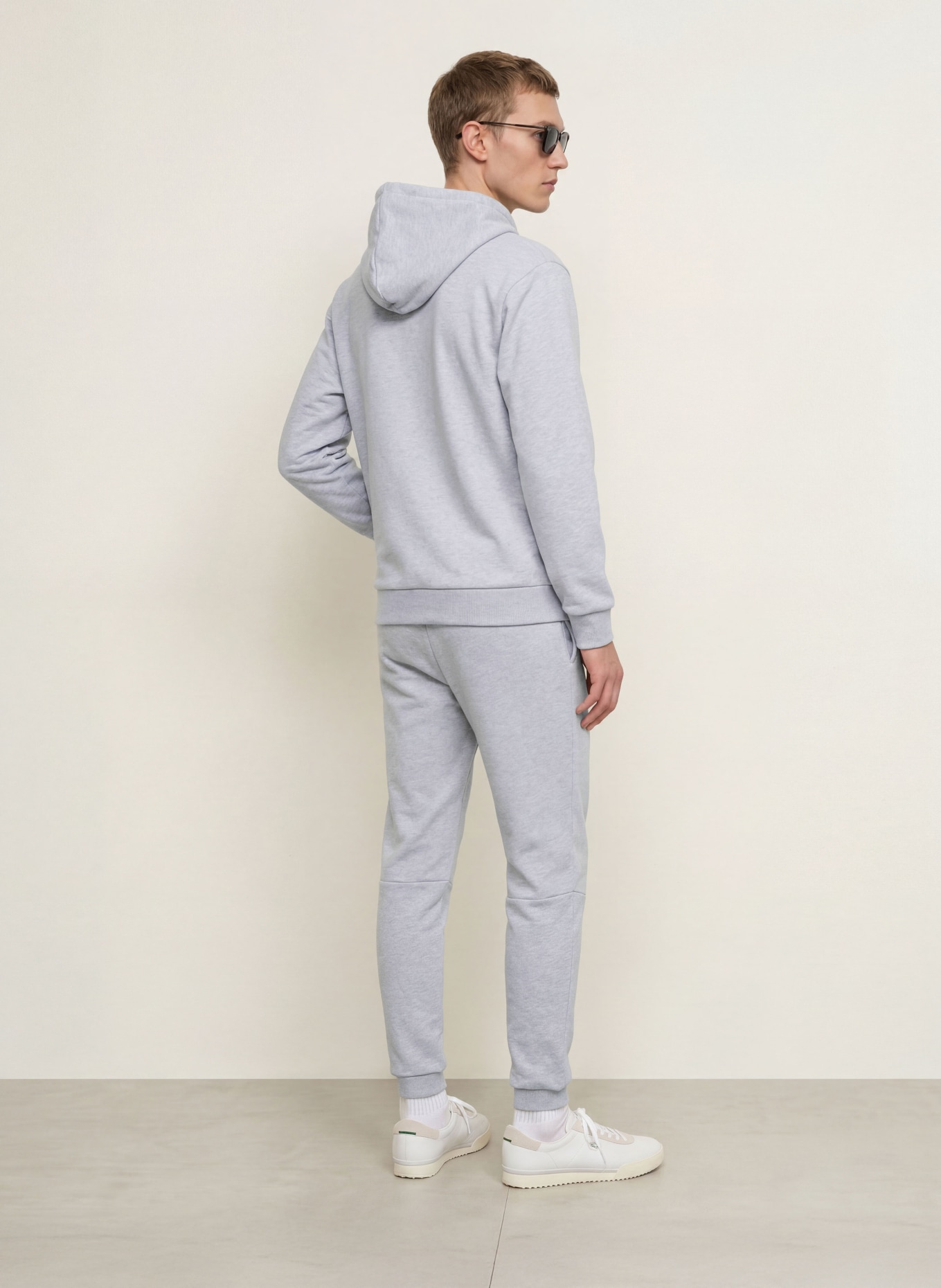 LACOSTE Zip-up sweatshirt: LIGHT GRAY