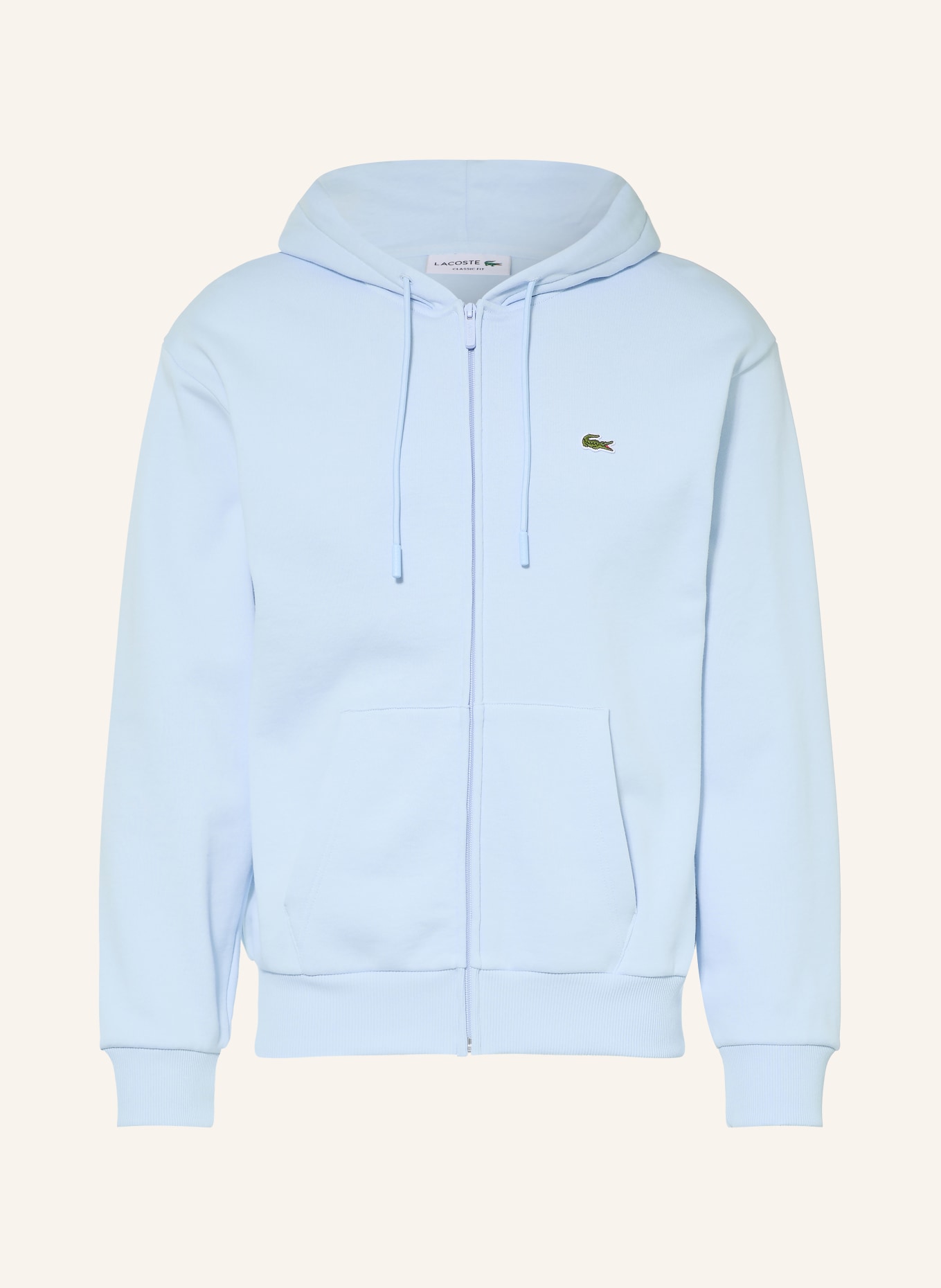 LACOSTE Sweatvest: LICHTBLAUW