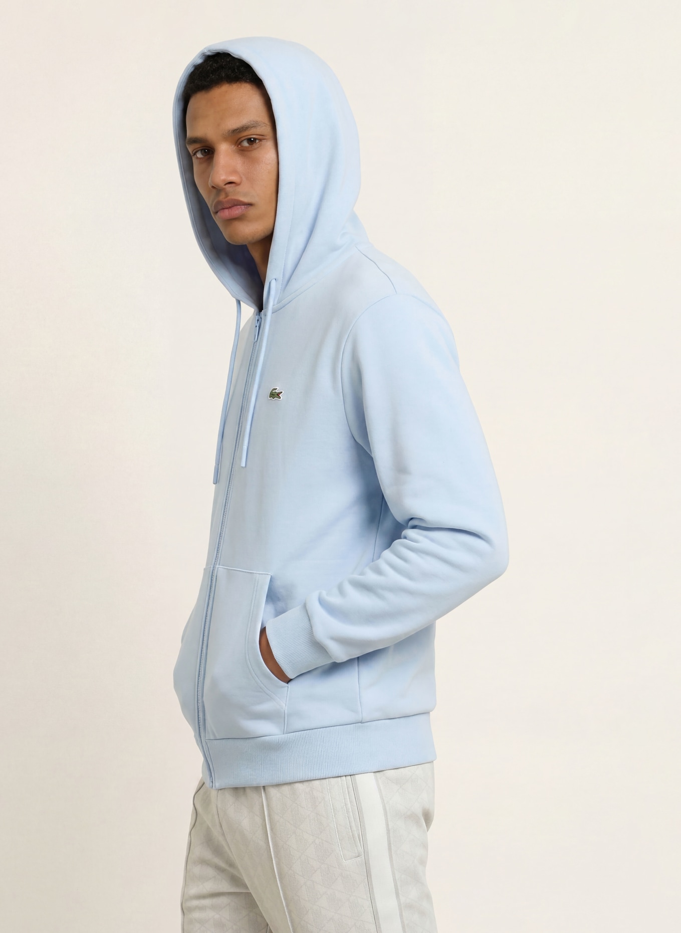 LACOSTE Sweatvest: LICHTBLAUW