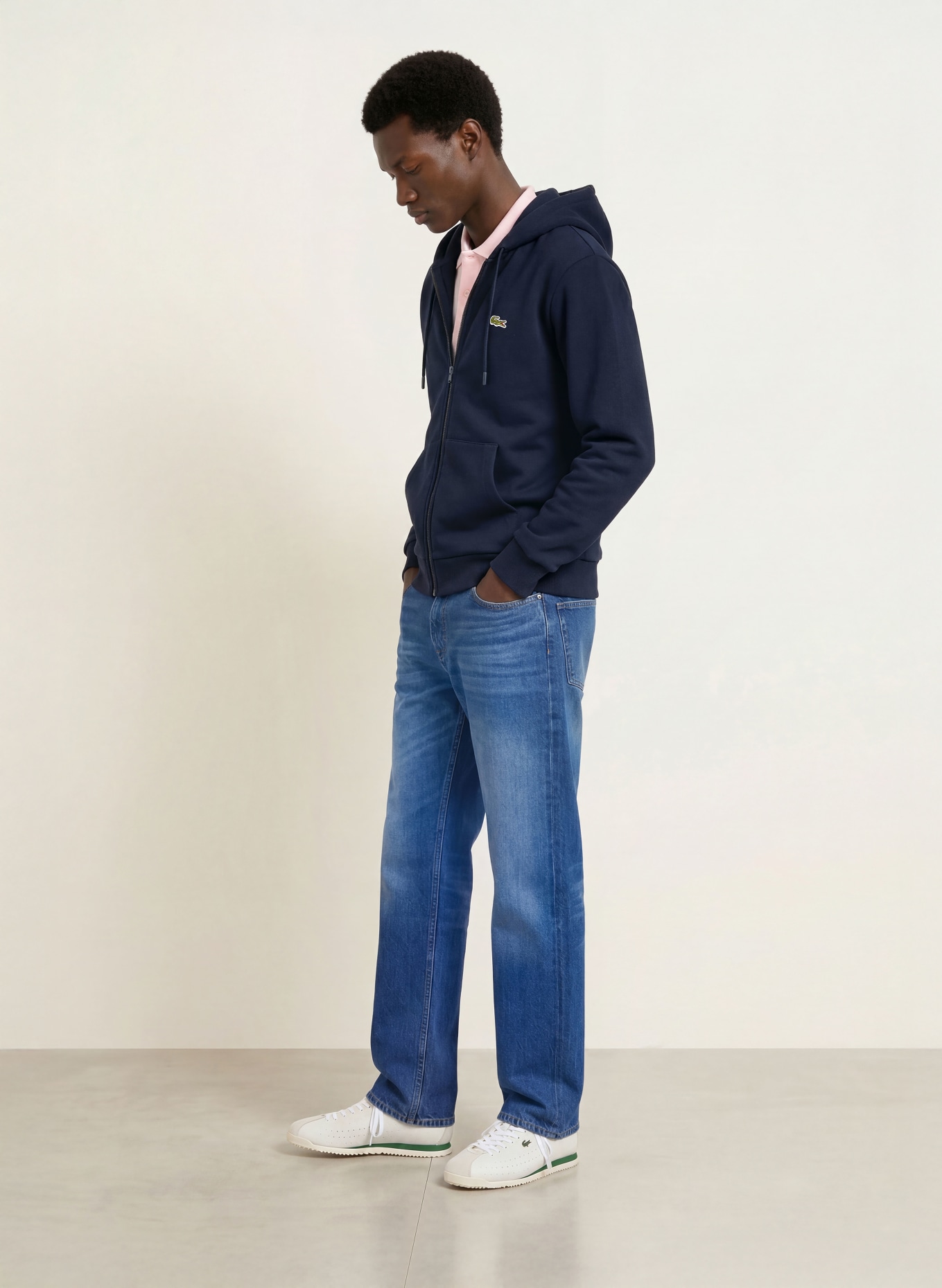 LACOSTE Sweatjacke: DUNKELBLAU