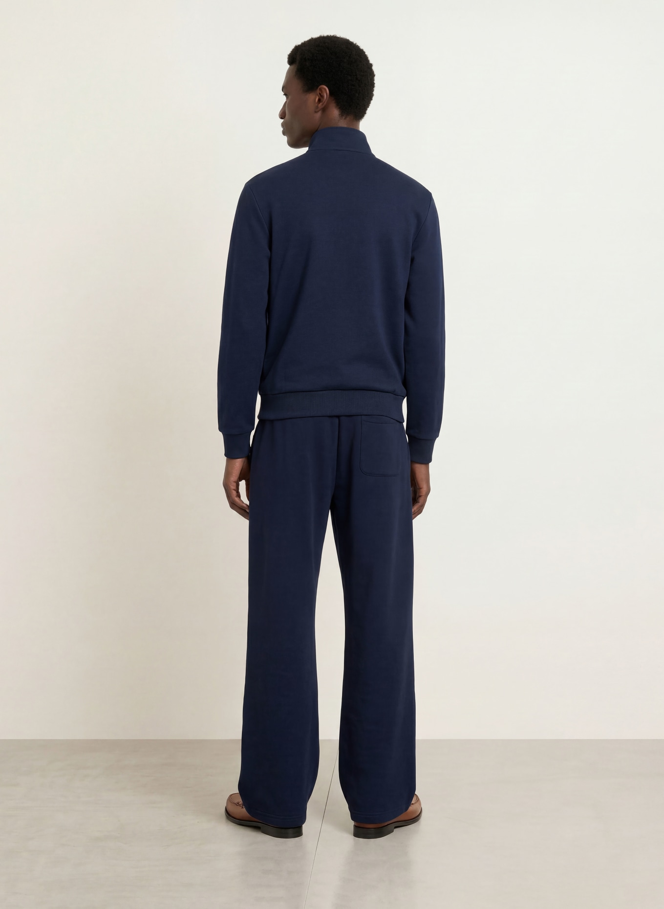LACOSTE Zip-up sweatshirt: DARK BLUE