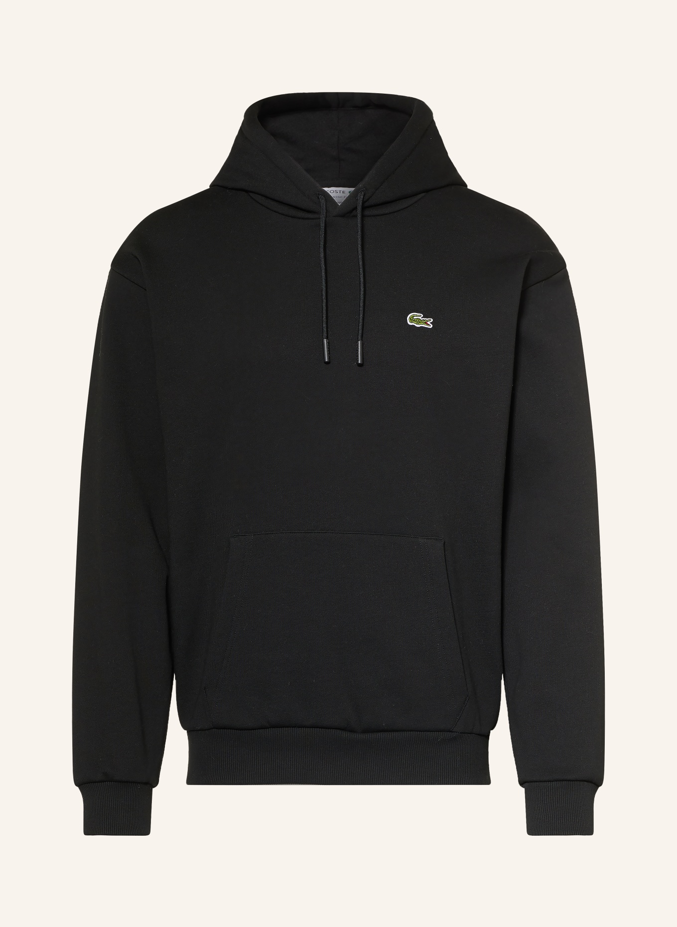 LACOSTE Hoodie: SORT