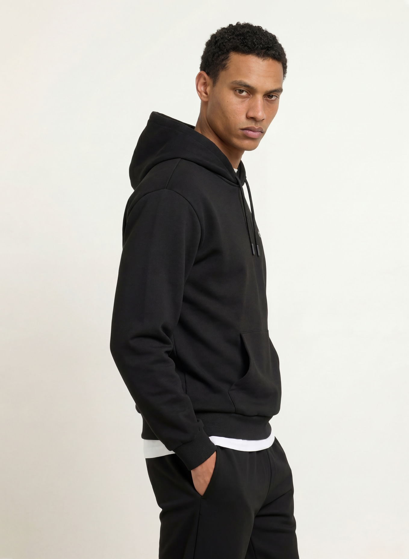 LACOSTE Hoodie: SORT