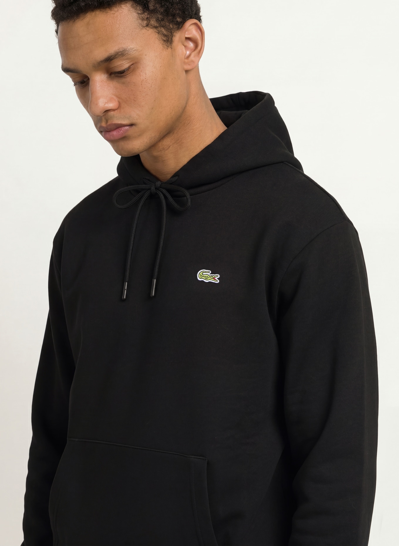 LACOSTE Hoodie: SORT