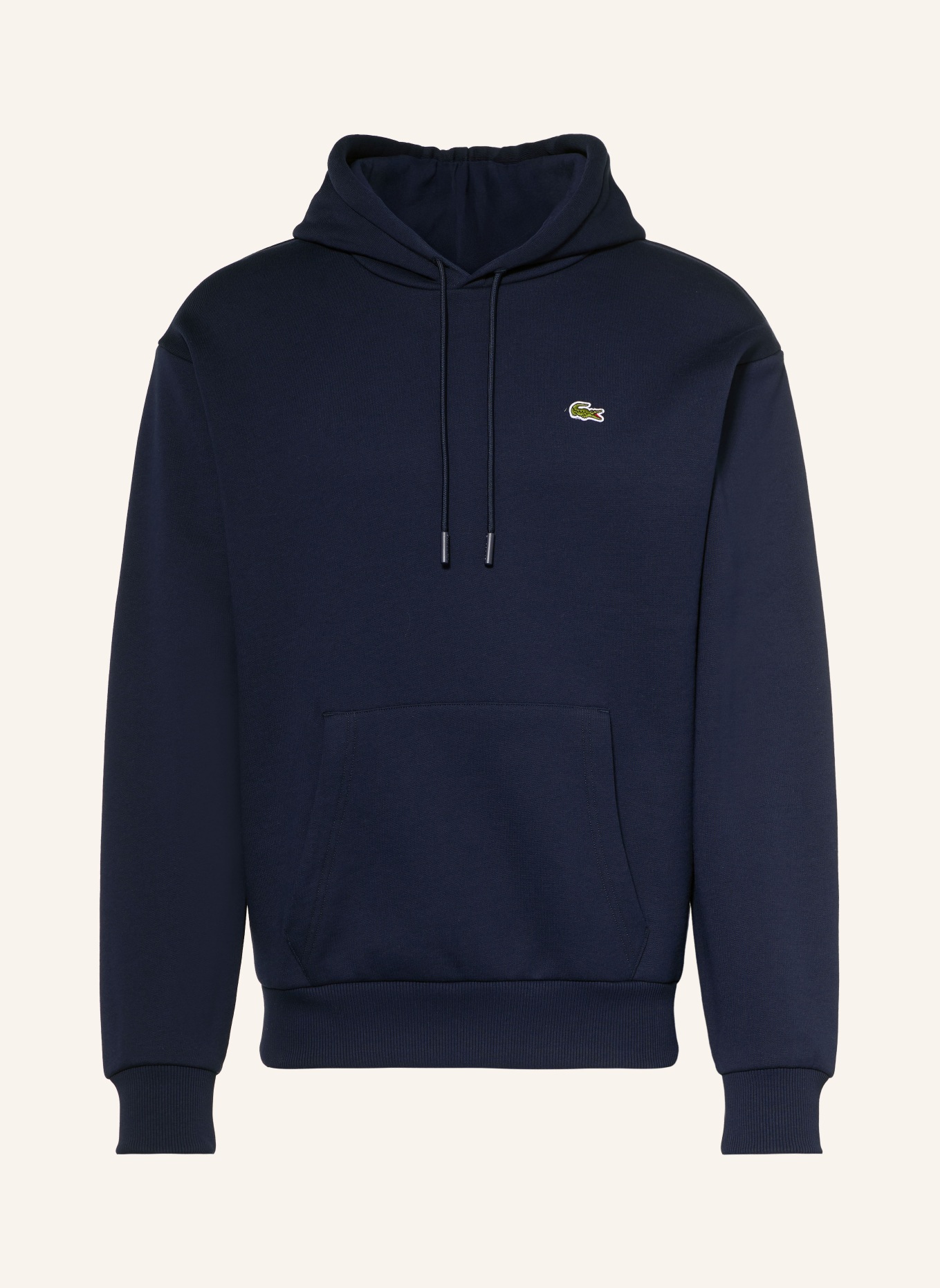 LACOSTE Sweat à capuche: BLEU FONCÉ