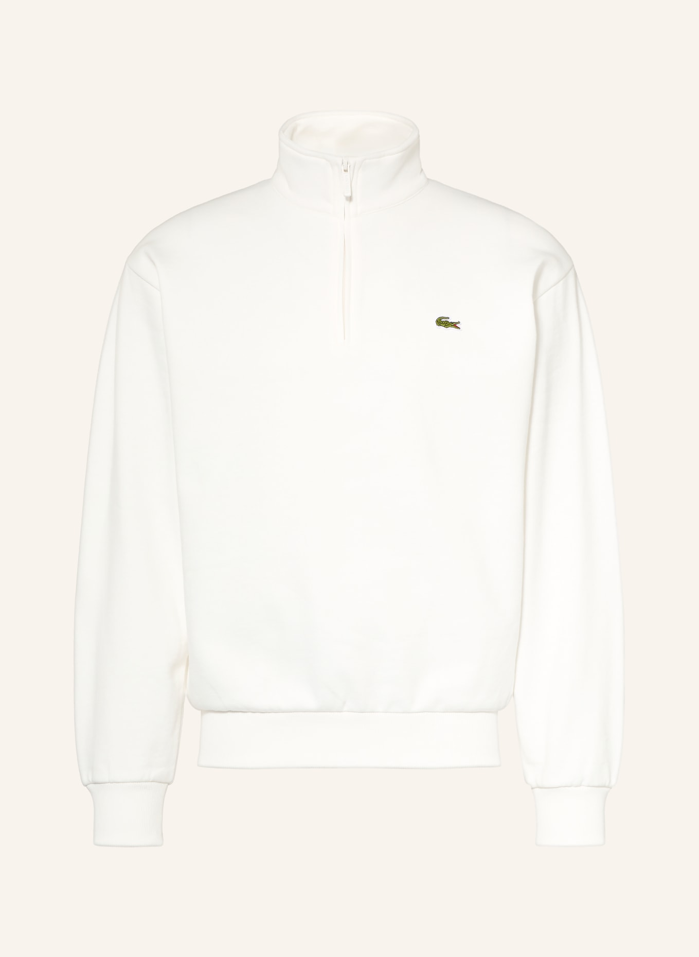 LACOSTE Hanorac cu glugă: ECRU