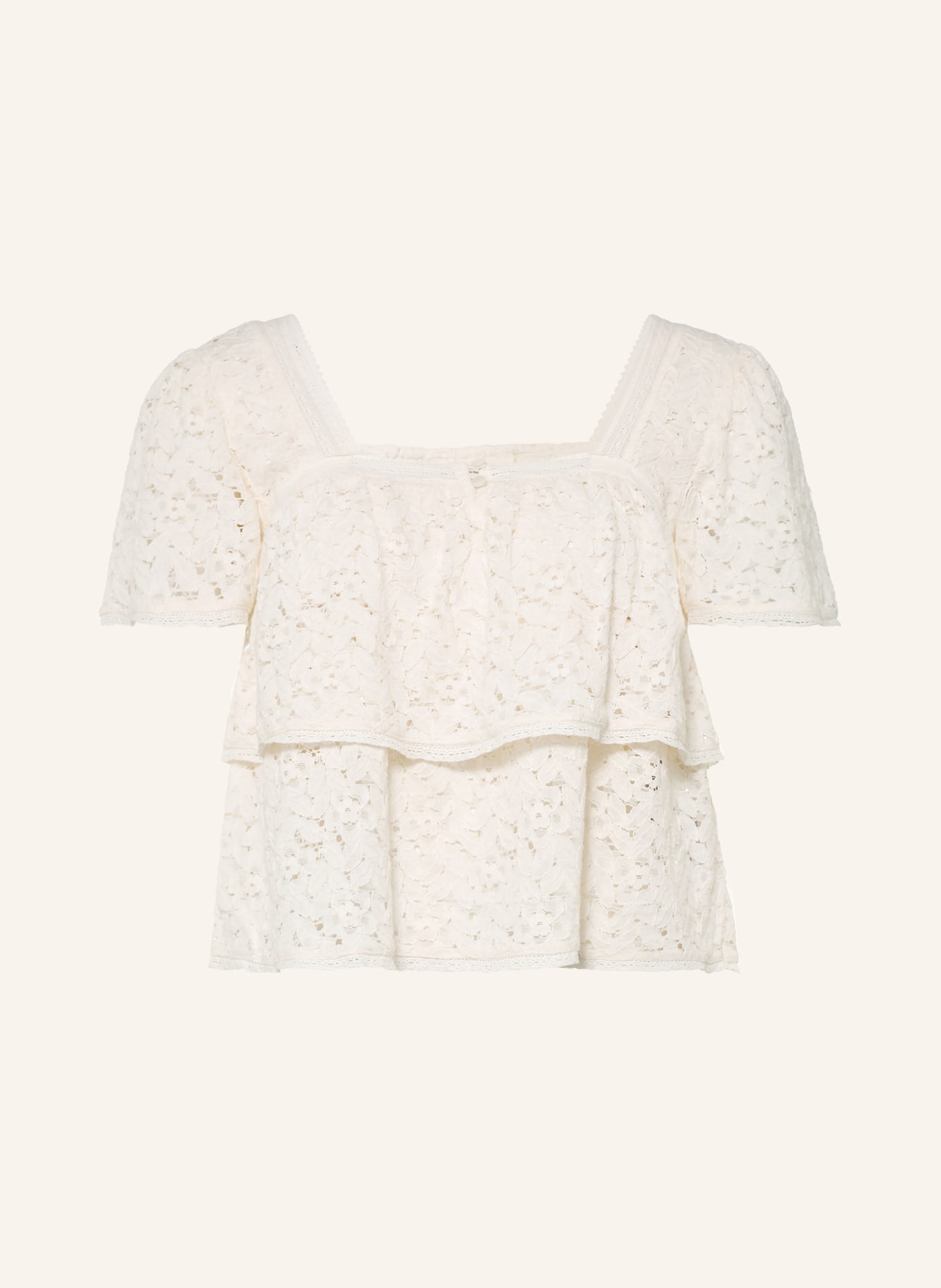 Levi's® Blusenshirt aus Spitze: CREME